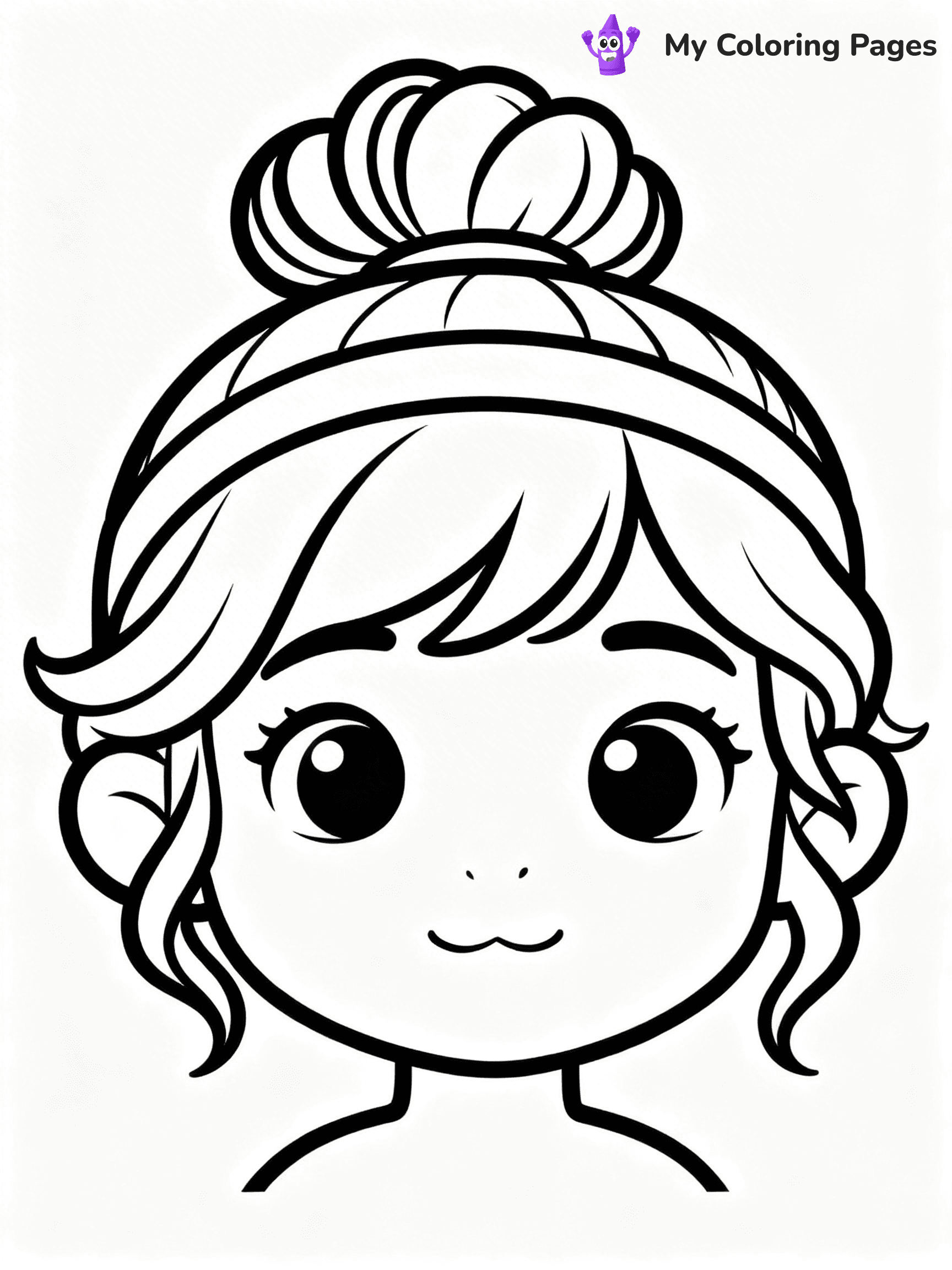 Hairstyle Coloring Pages - 44