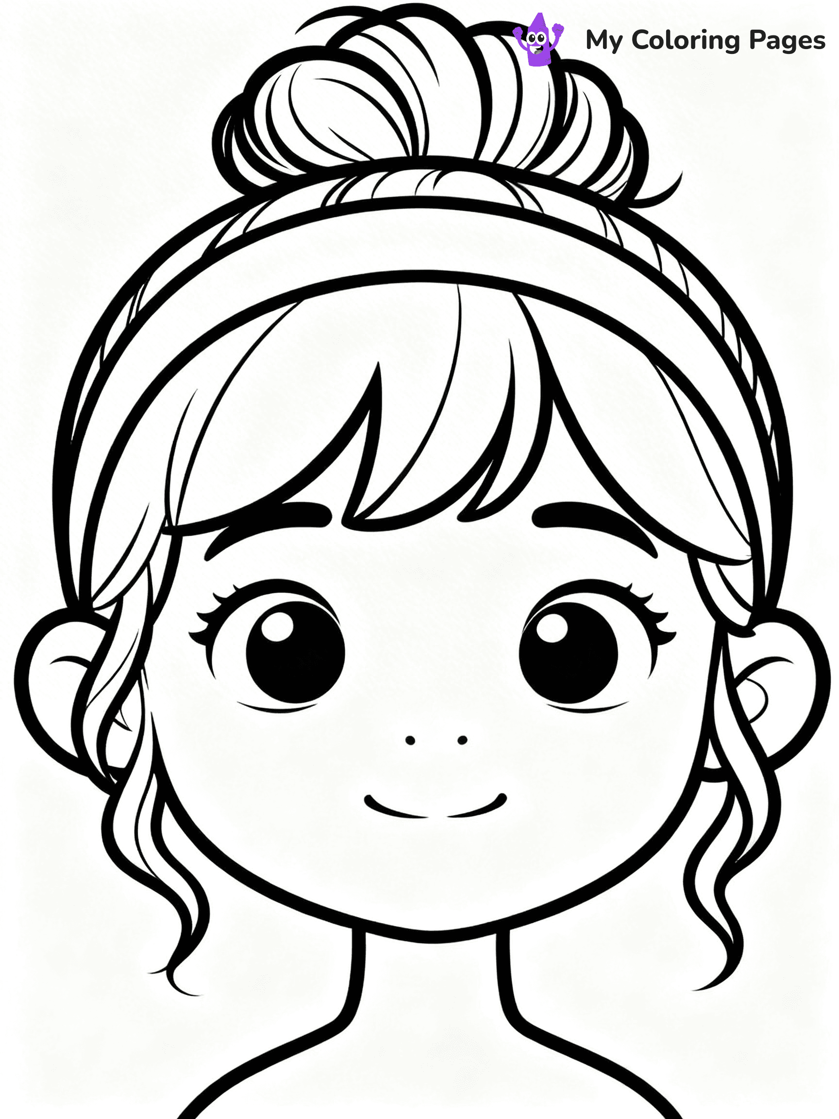 Hairstyle Coloring Pages - 43
