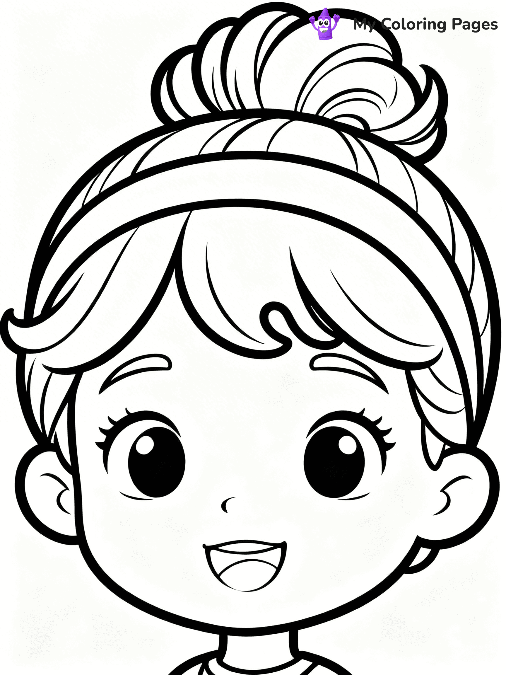 Hairstyle Coloring Pages - 41