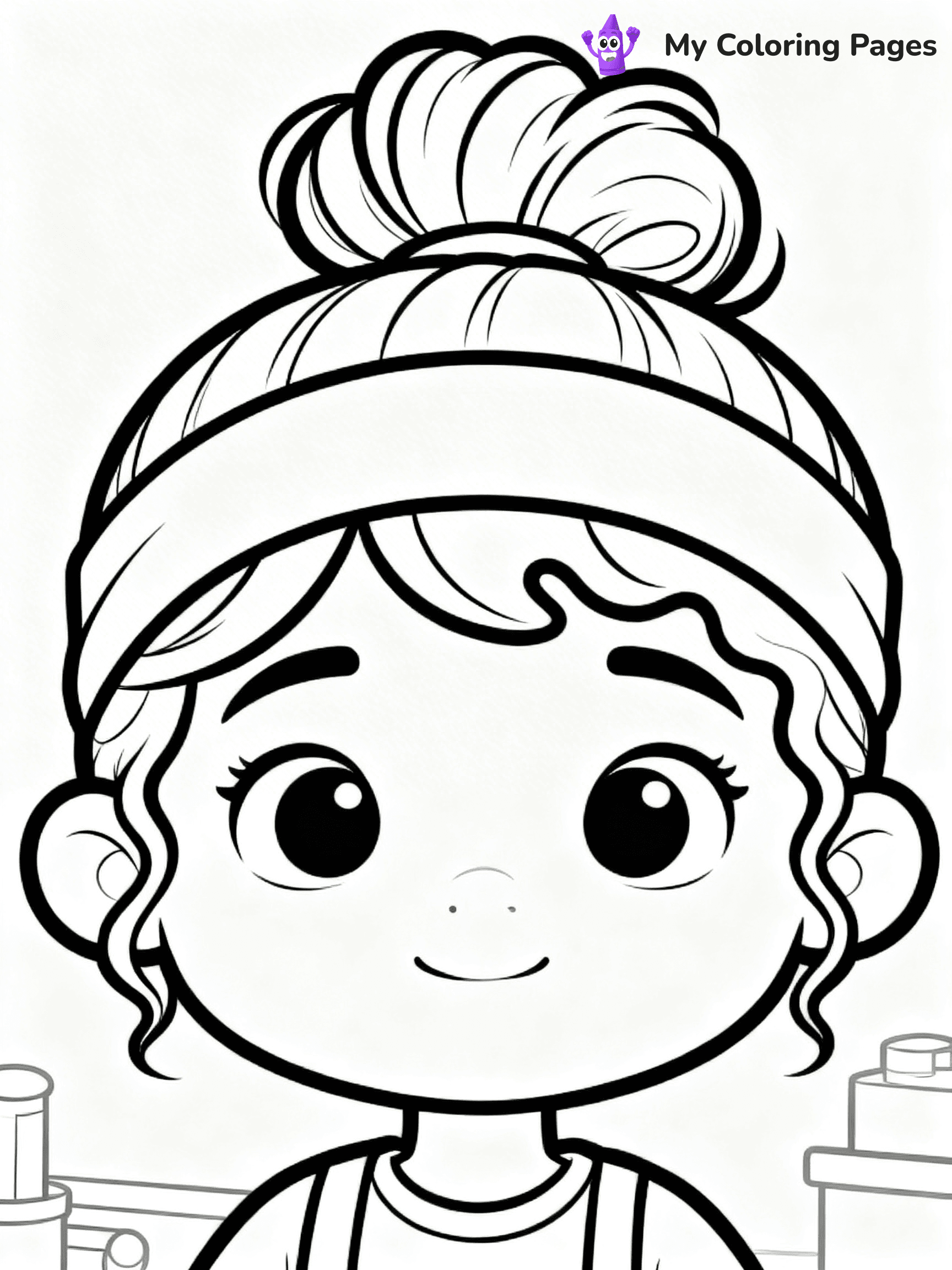 Hairstyle Coloring Pages - 40