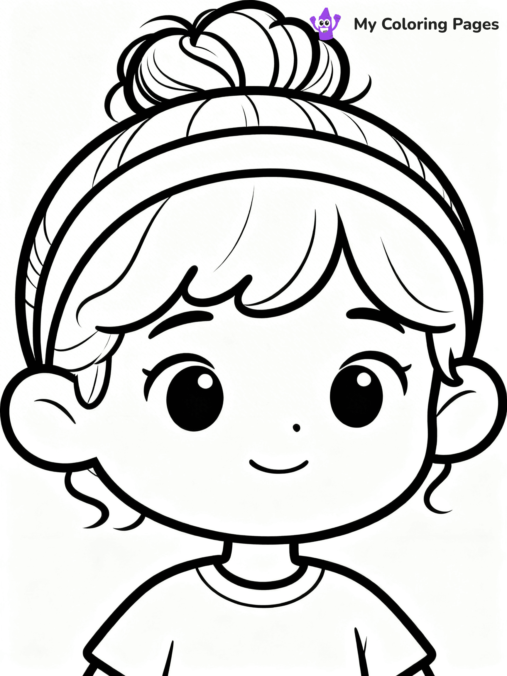 Hairstyle Coloring Pages - 39