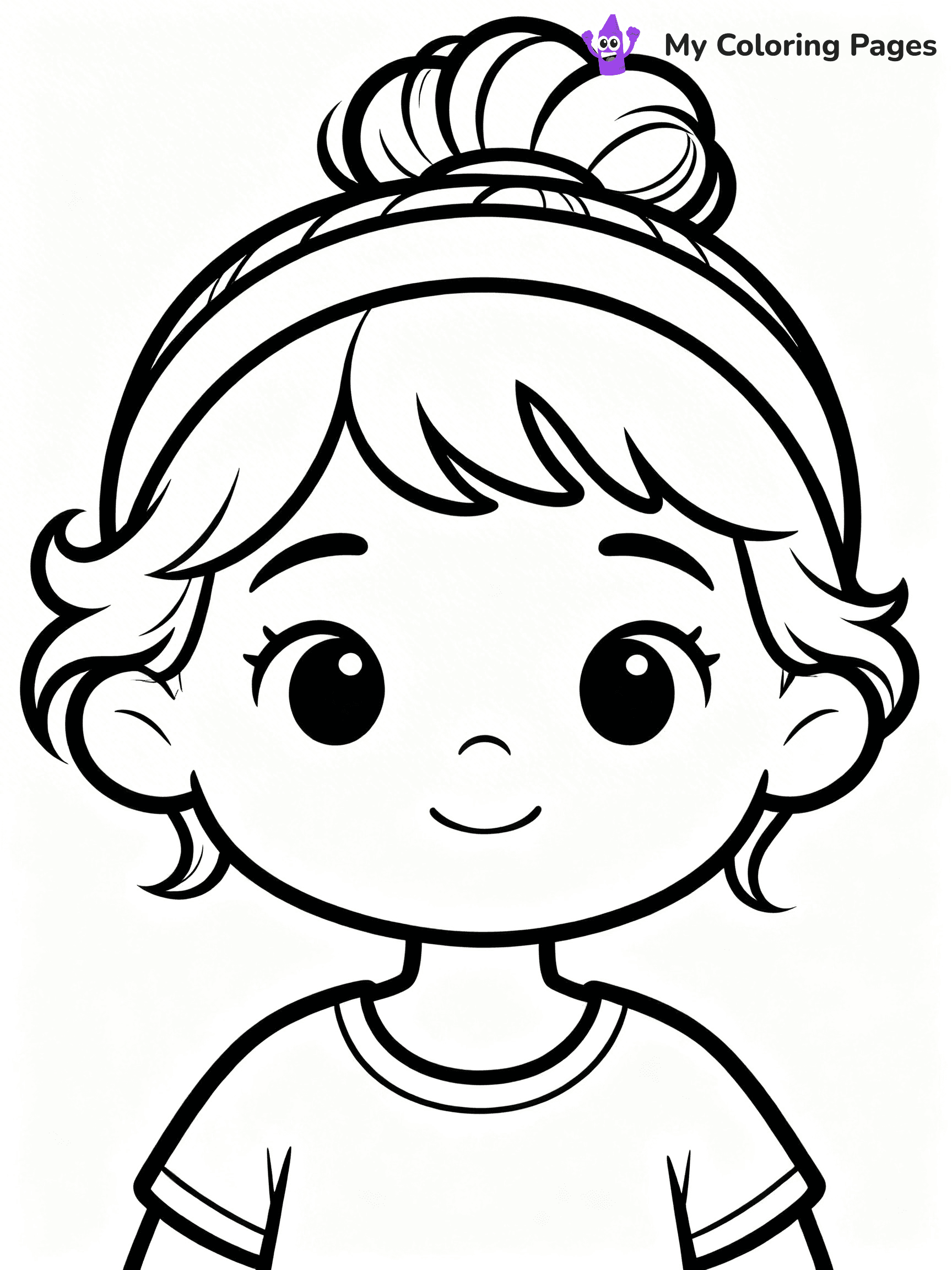 Hairstyle Coloring Pages - 38