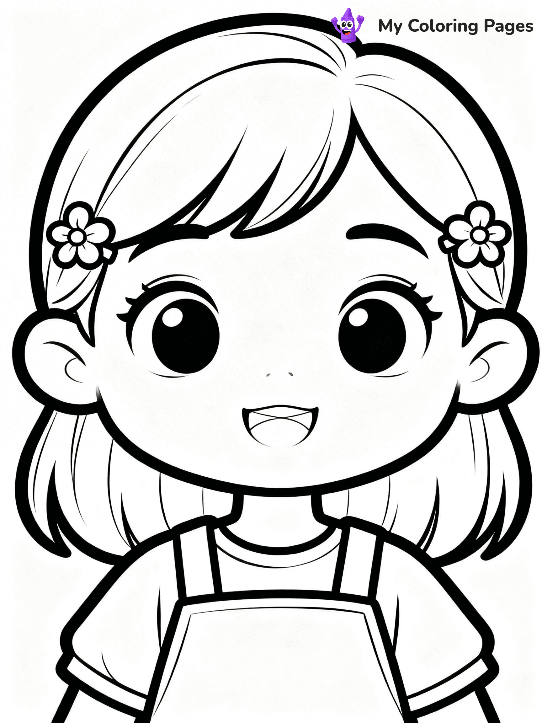 Hairstyle Coloring Pages - 37