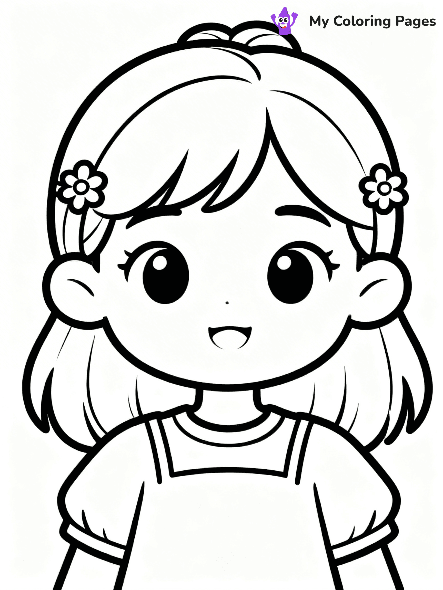 Hairstyle Coloring Pages - 36