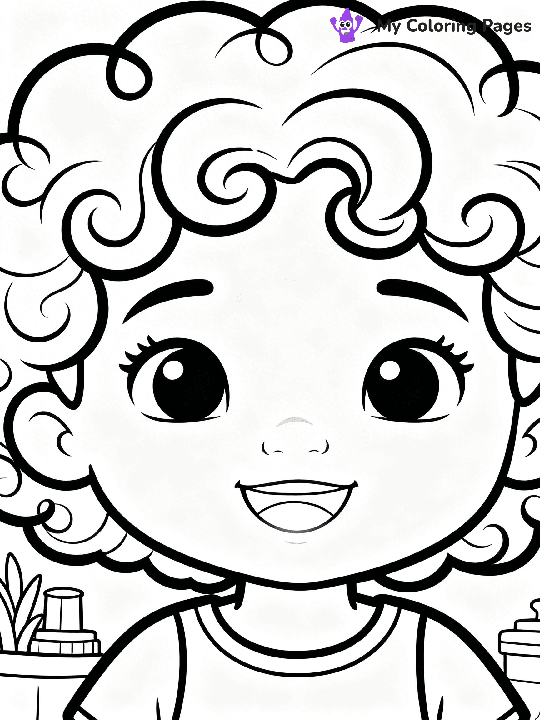 Hairstyle Coloring Pages - 35
