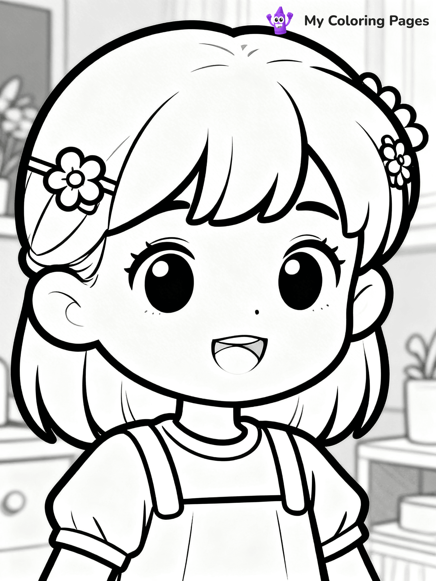 Hairstyle Coloring Pages - 32