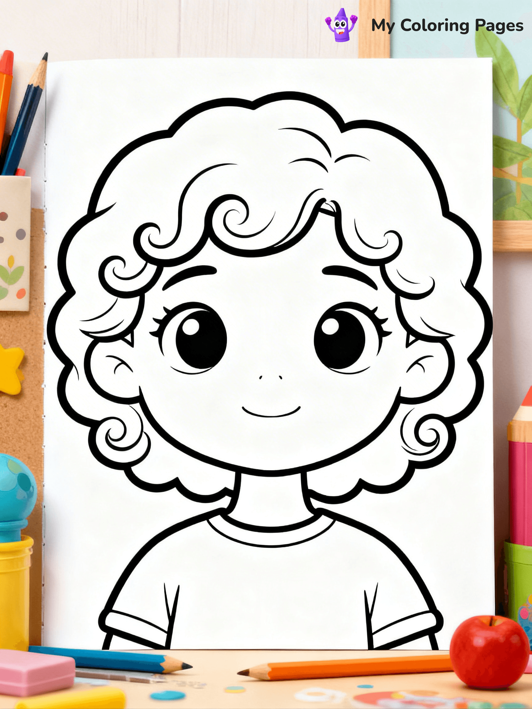 Hairstyle Coloring Pages - 27
