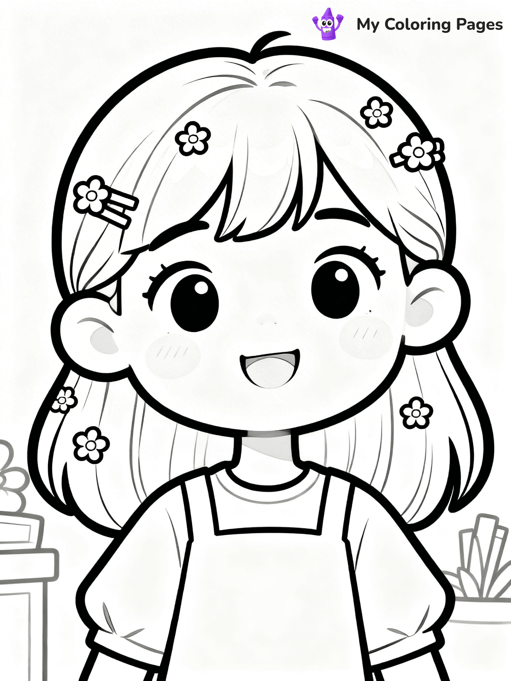 Hairstyle Coloring Pages - 26