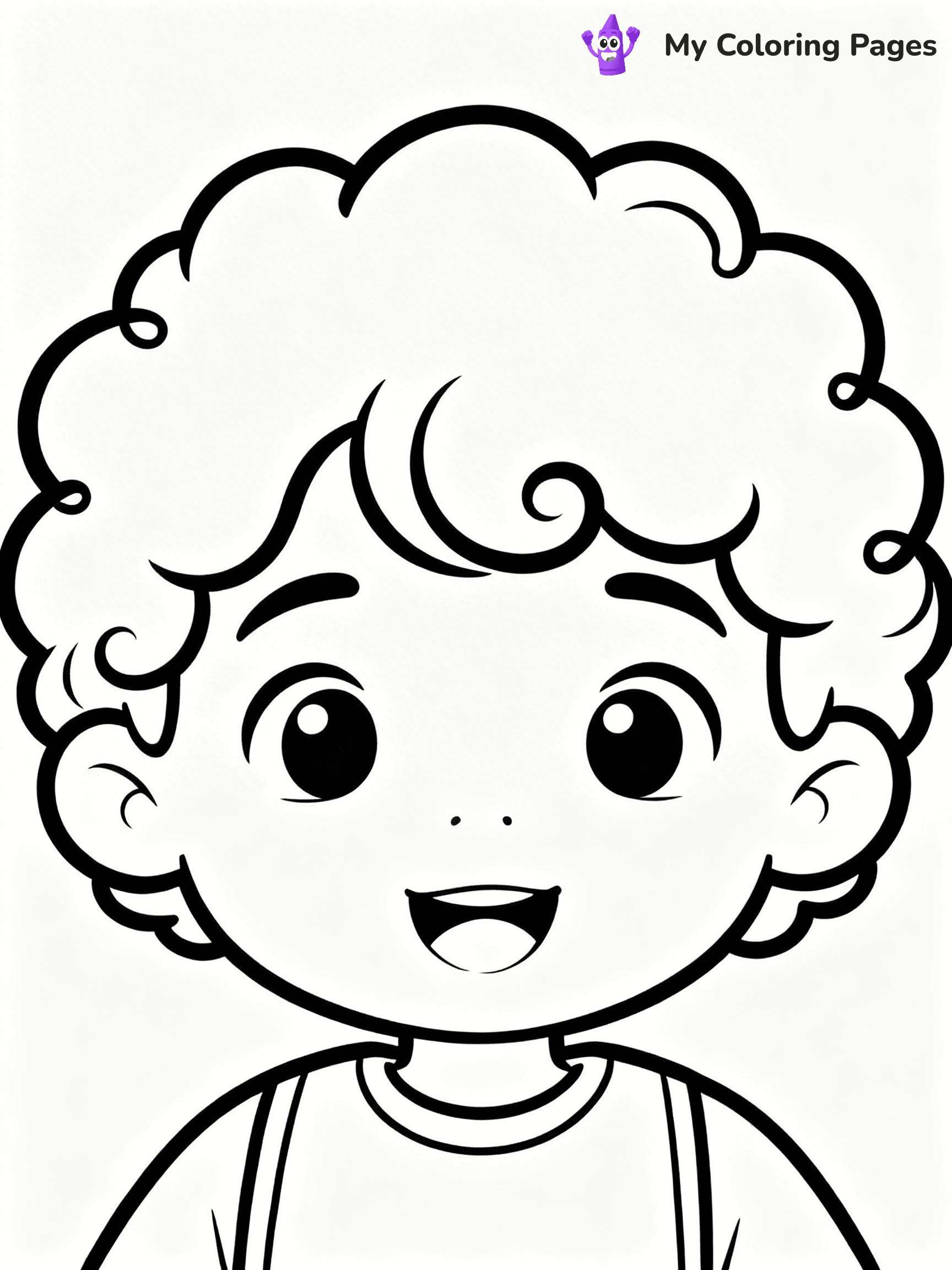 Hairstyle Coloring Pages - 25