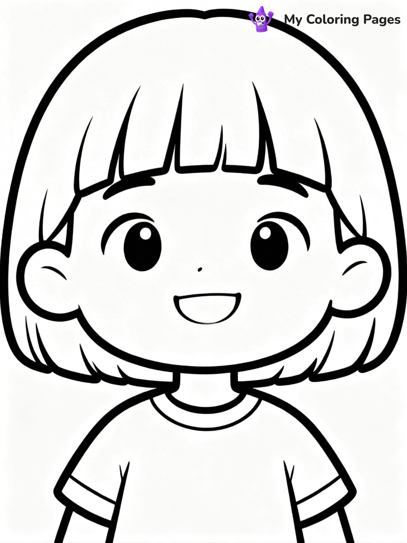 Hairstyle Coloring Pages - 22