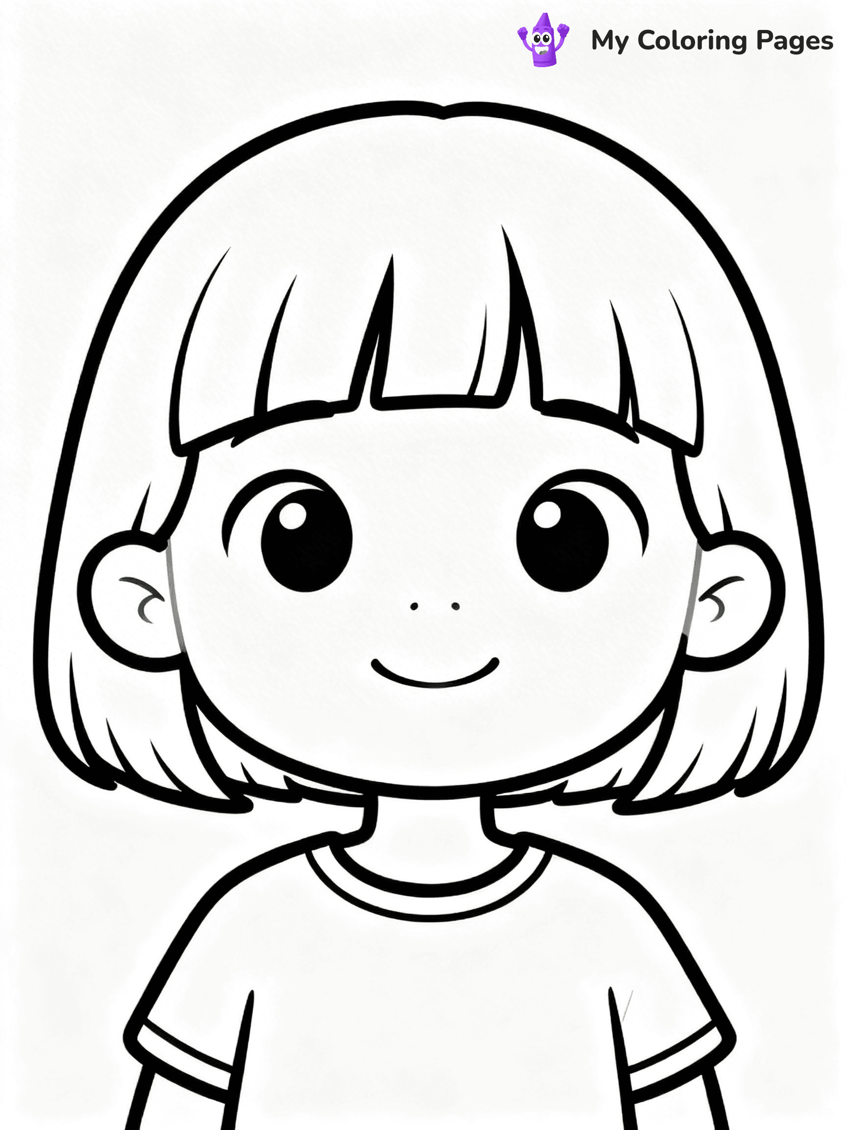 Hairstyle Coloring Pages - 20