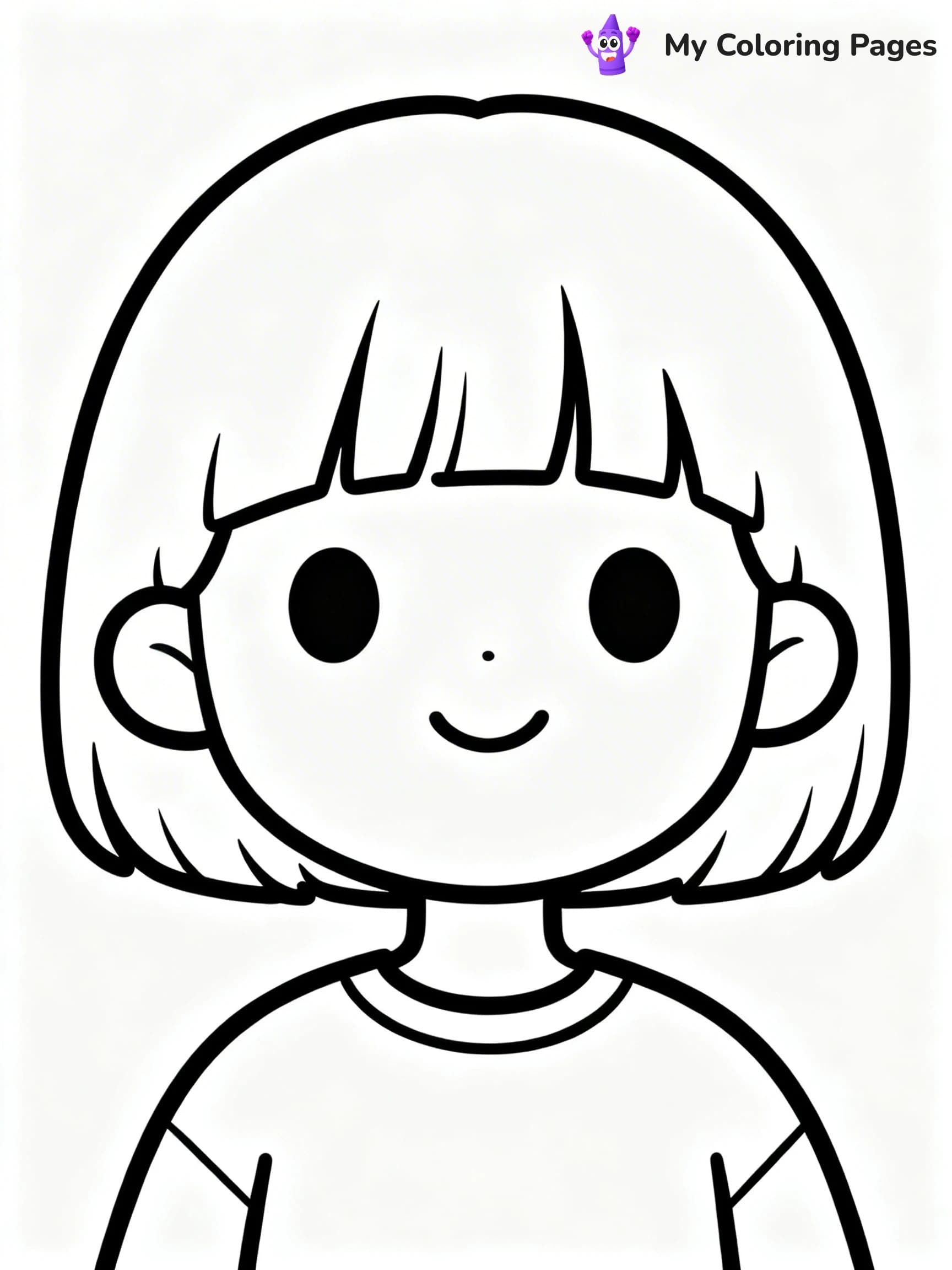 Hairstyle Coloring Pages - 18