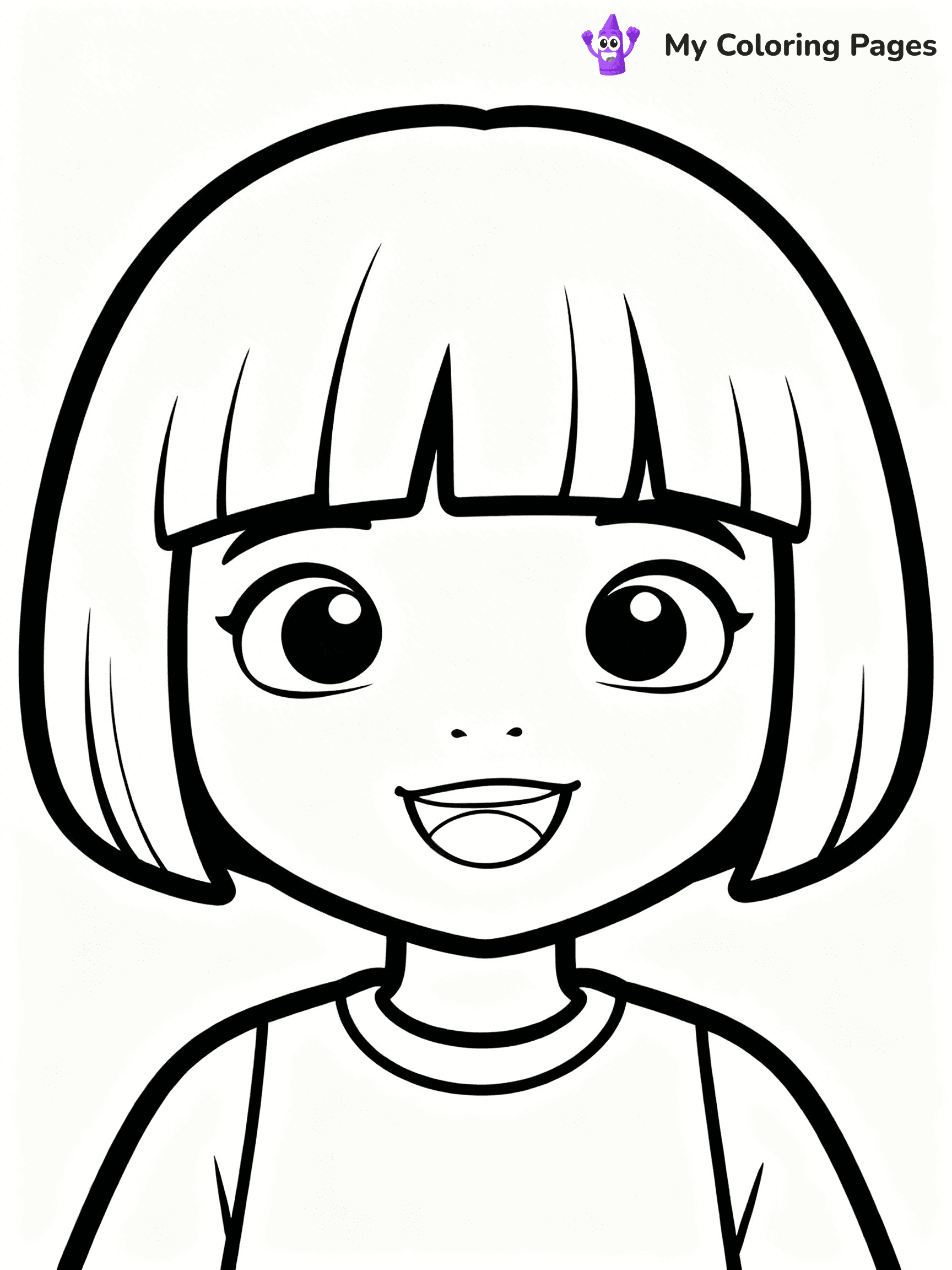 Hairstyle Coloring Pages - 17