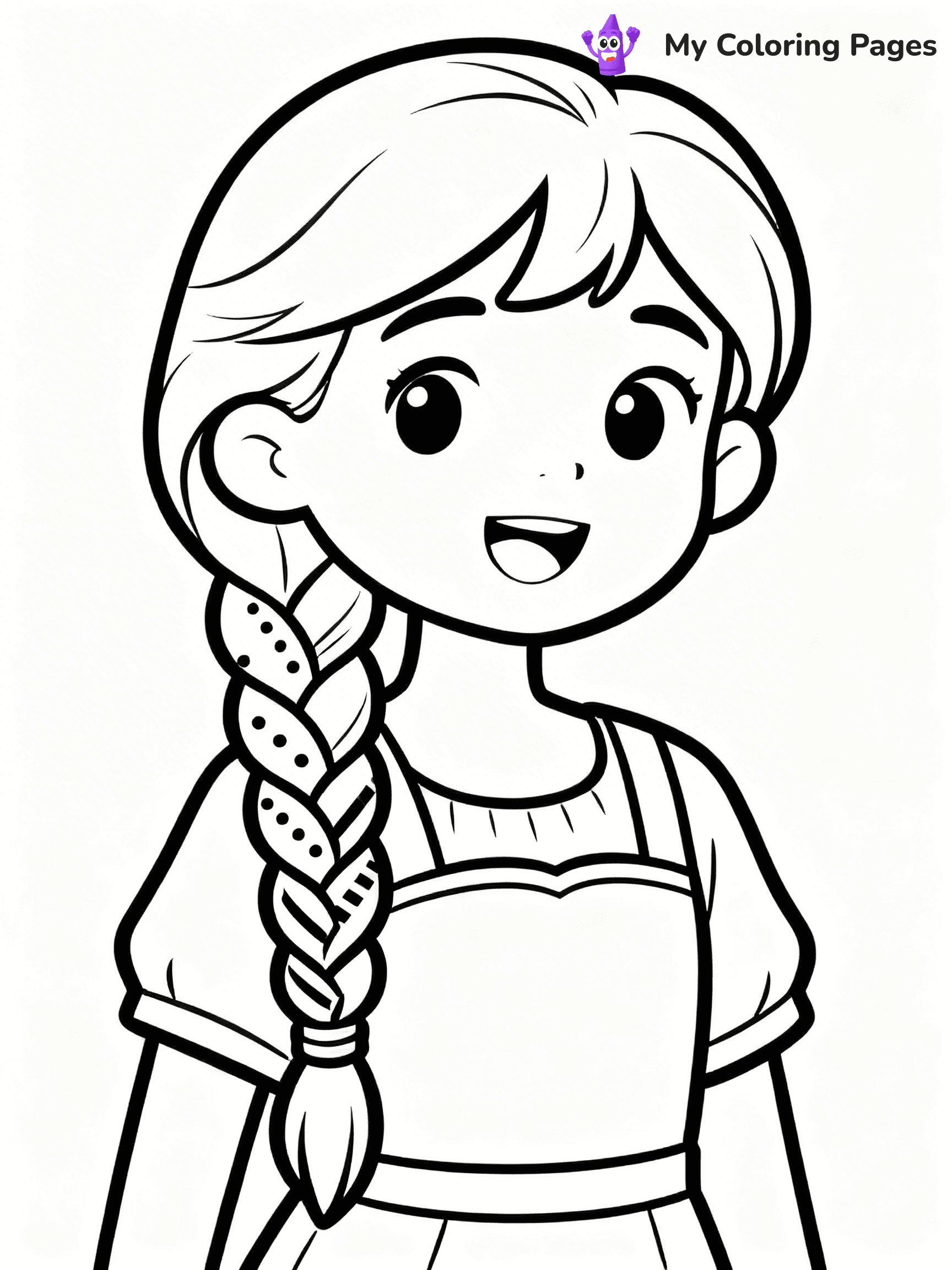 Hairstyle Coloring Pages - 16