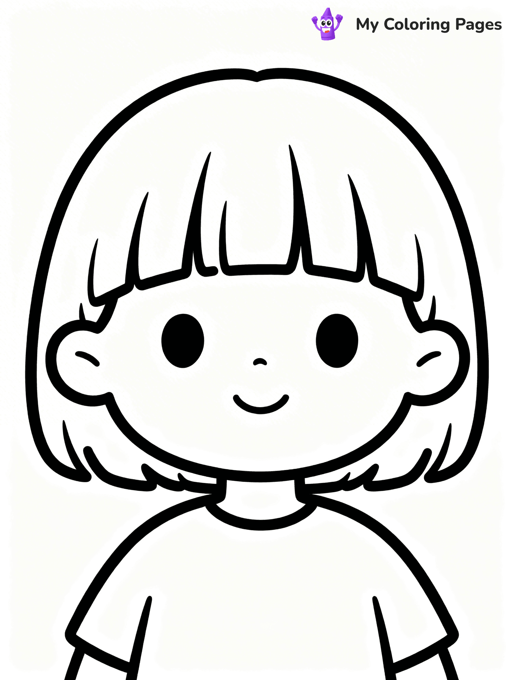 Hairstyle Coloring Pages - 15
