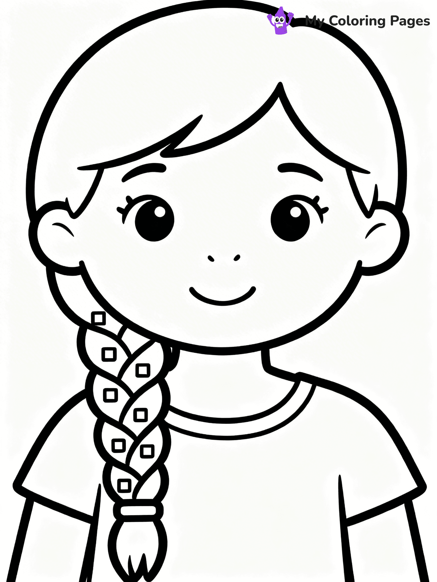 Hairstyle Coloring Pages - 12