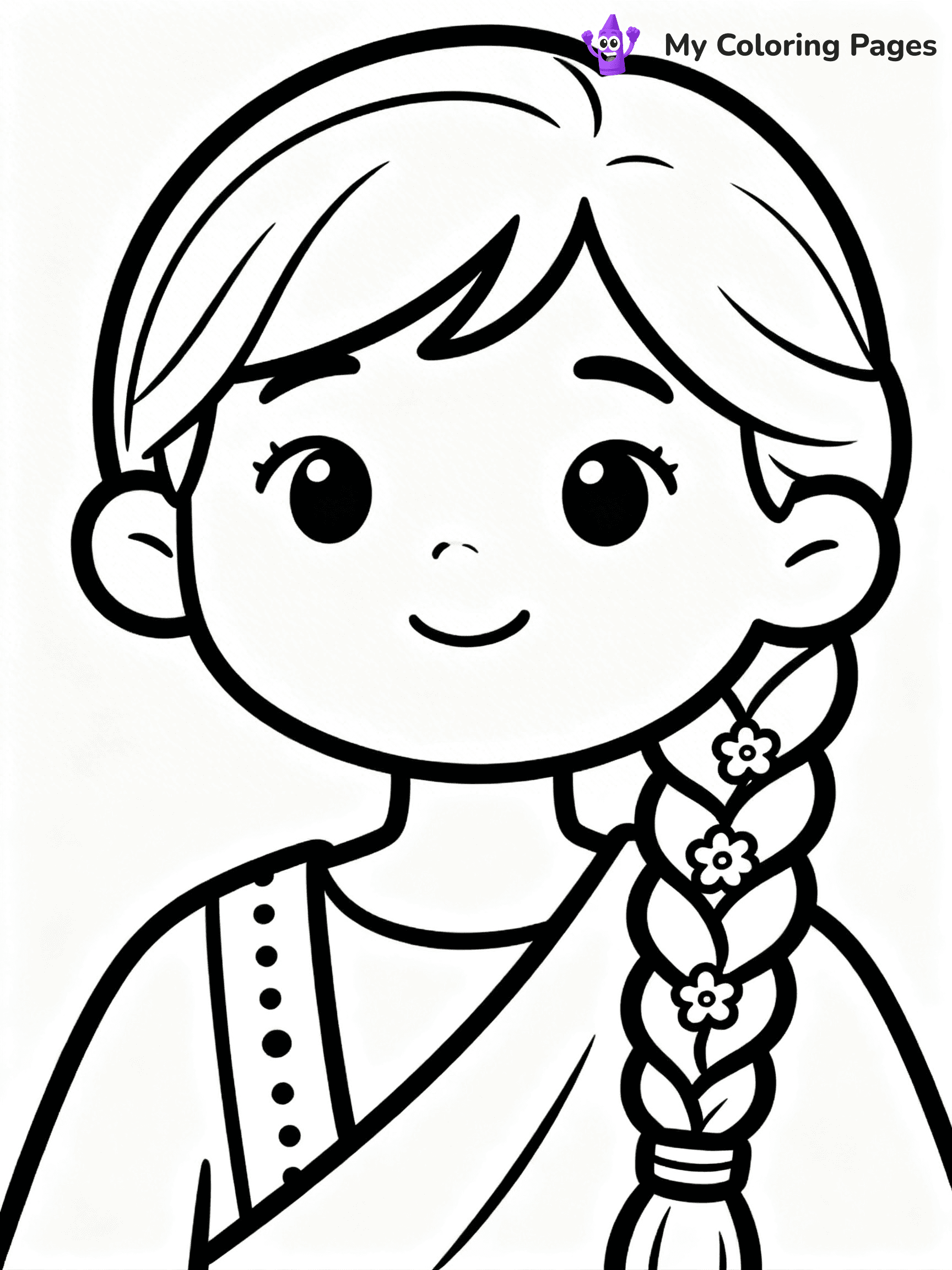 Hairstyle Coloring Pages - 10
