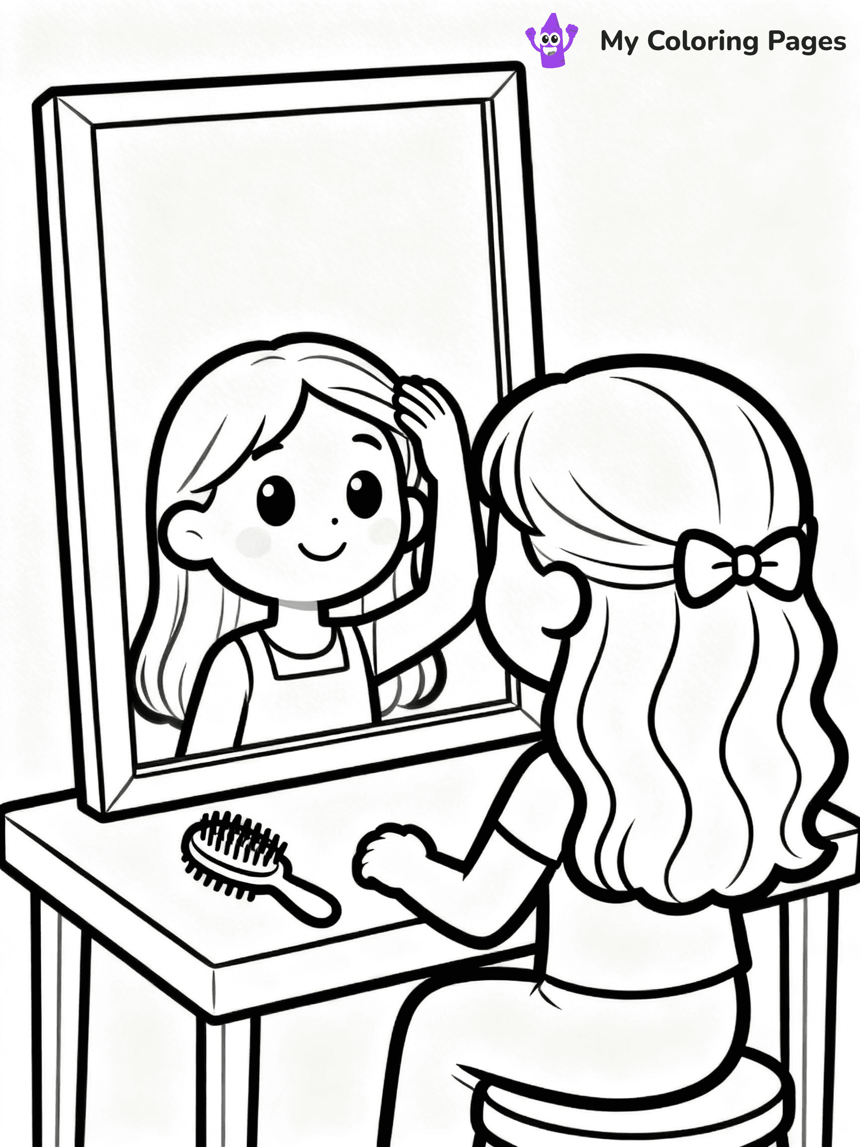 Hairstyle Coloring Pages - 5