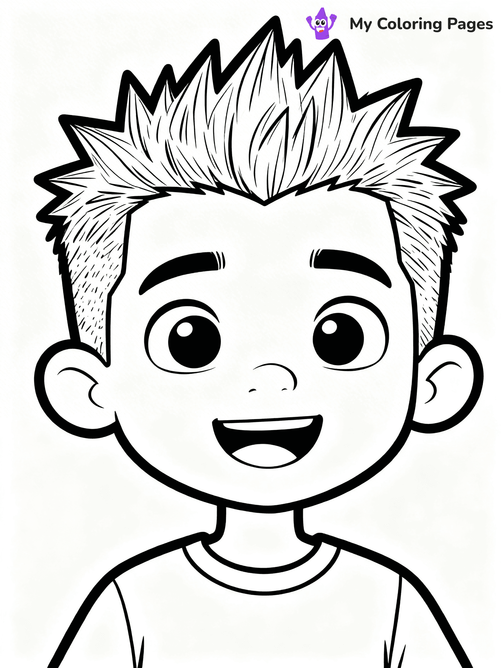 Hairstyle Coloring Pages - 3