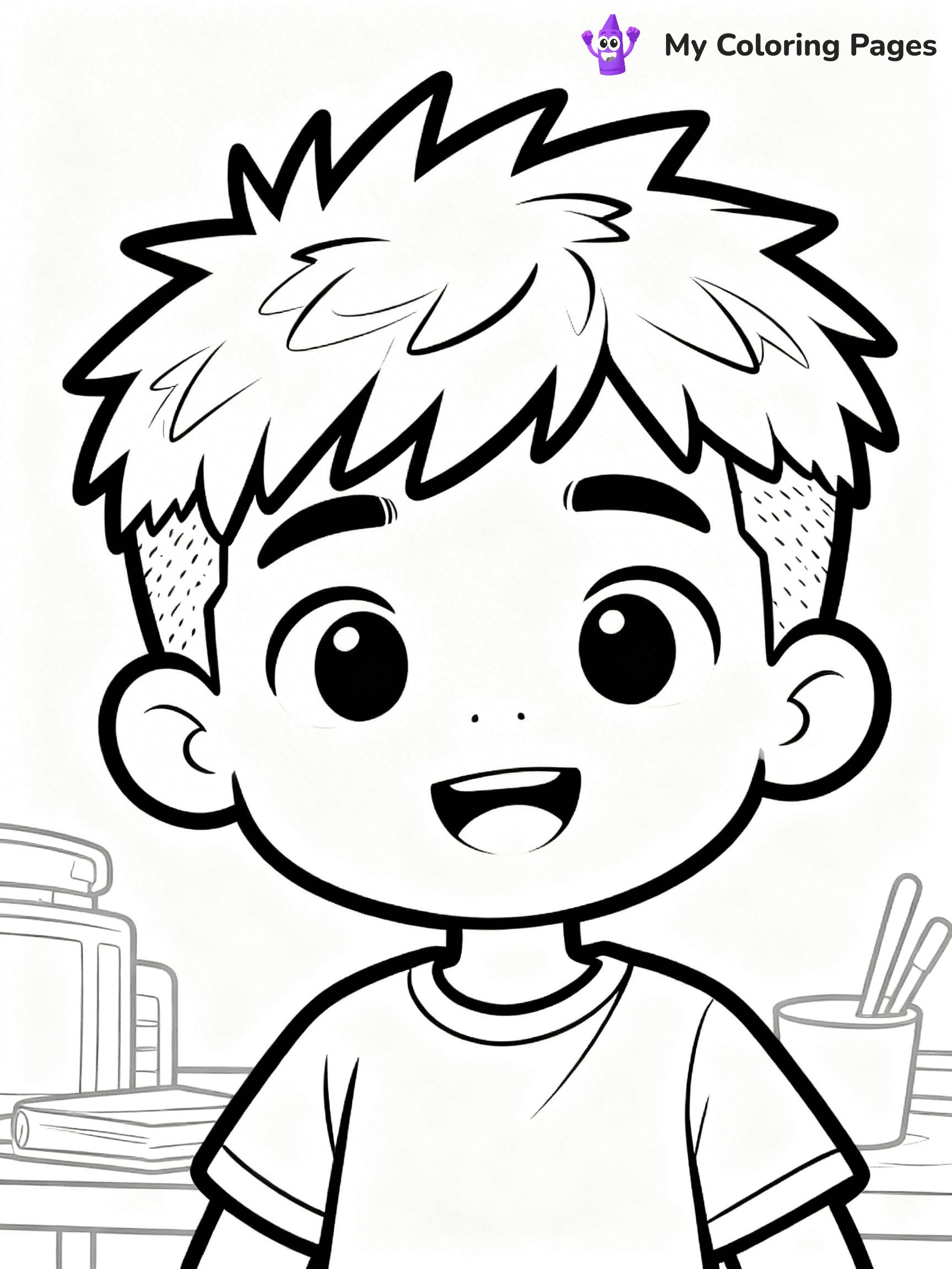 Hairstyle Coloring Pages - 2