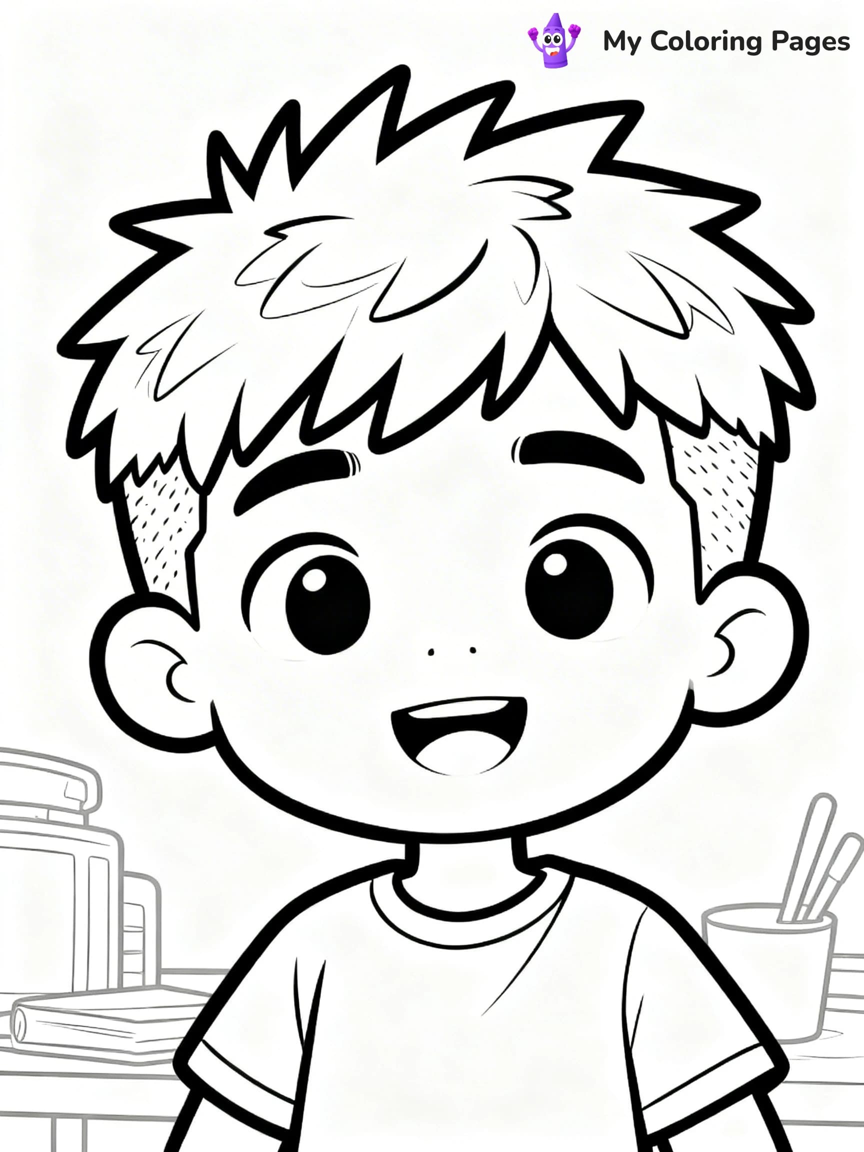 Hairstyle Coloring Pages - 2