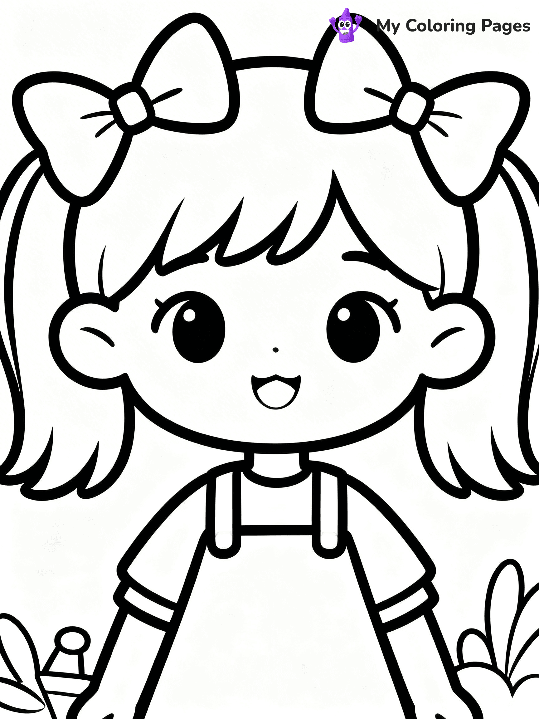 Hairstyle Coloring Pages - 1