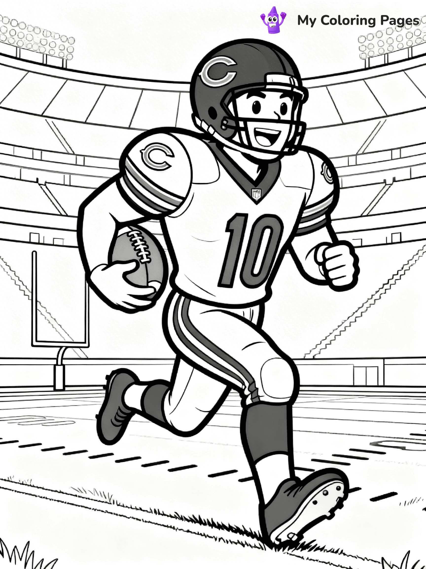 Chicago Bears Coloring Pages - 35