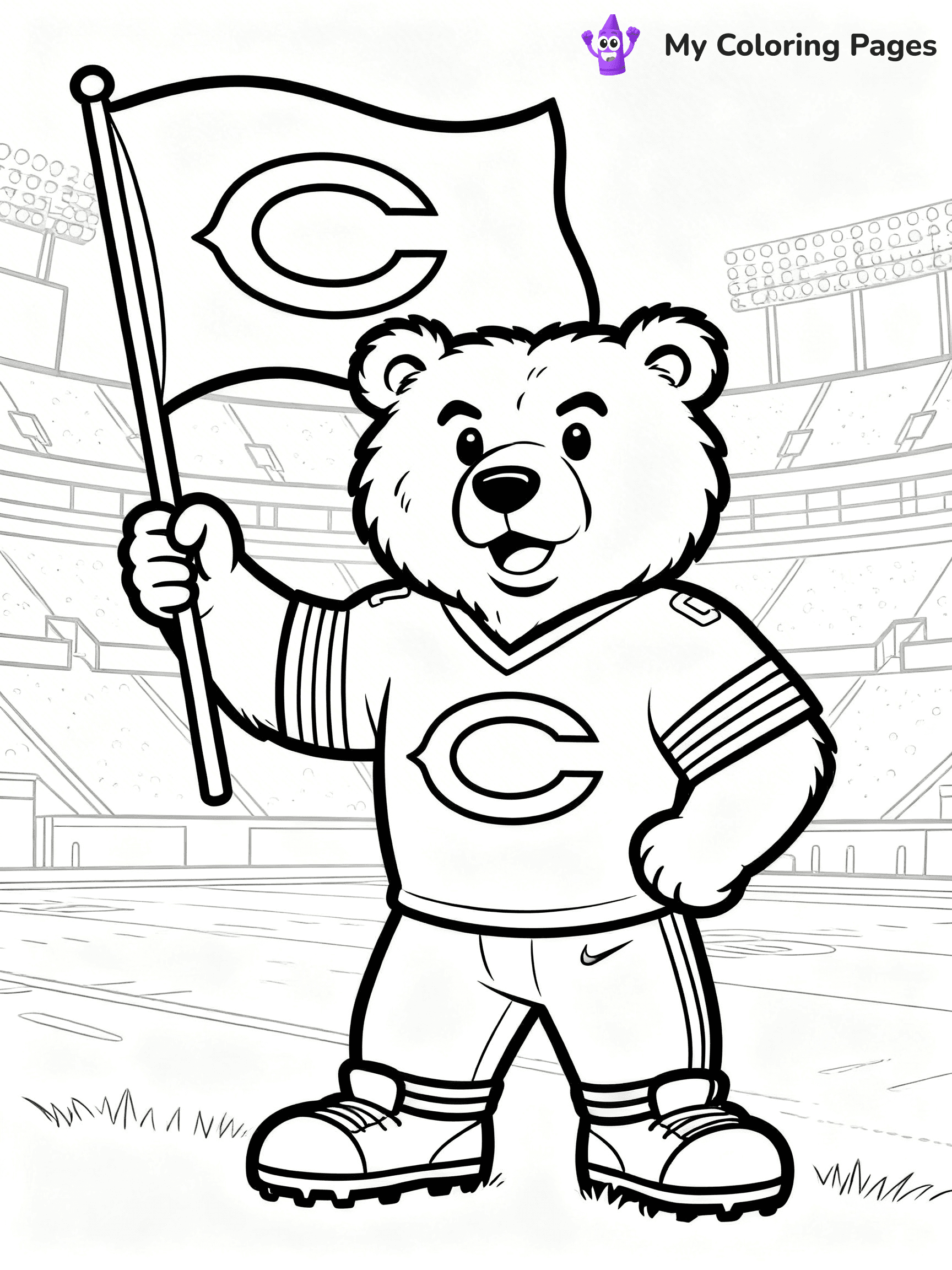 Chicago Bears Coloring Pages - 30