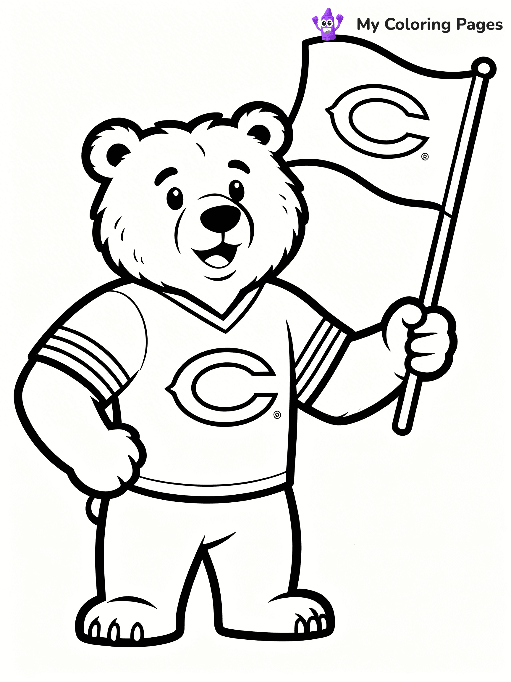 Chicago Bears Coloring Pages - 29