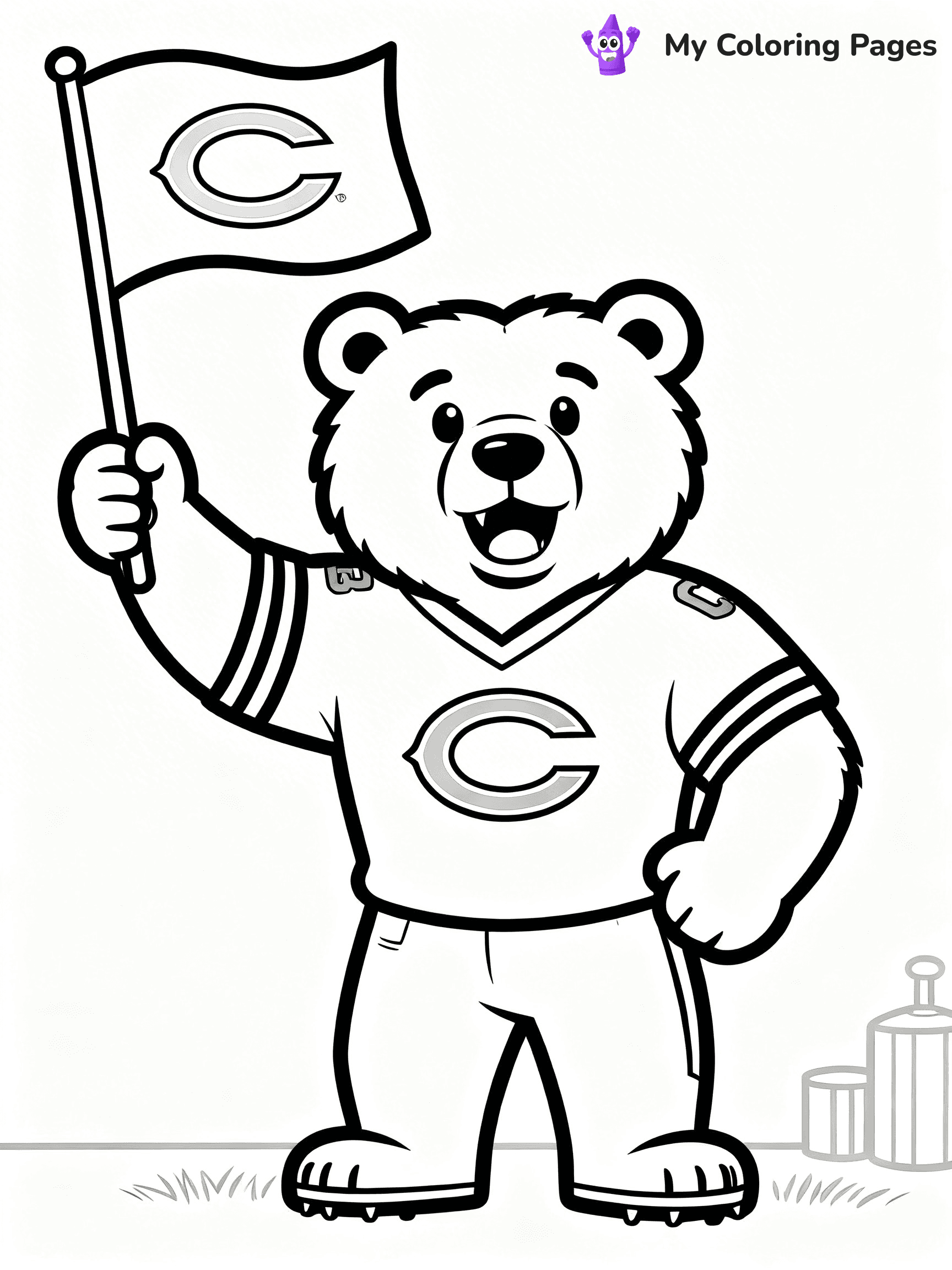 Chicago Bears Coloring Pages - 28