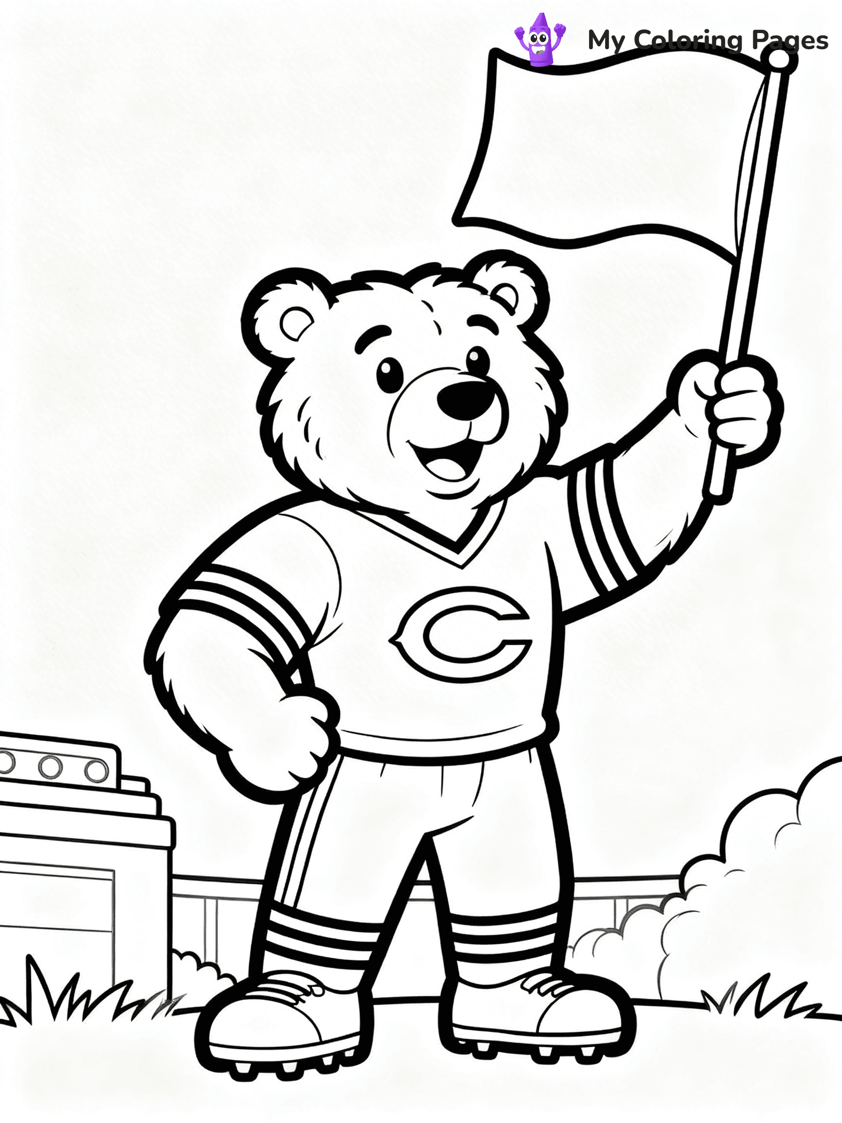 Chicago Bears Coloring Pages - 27