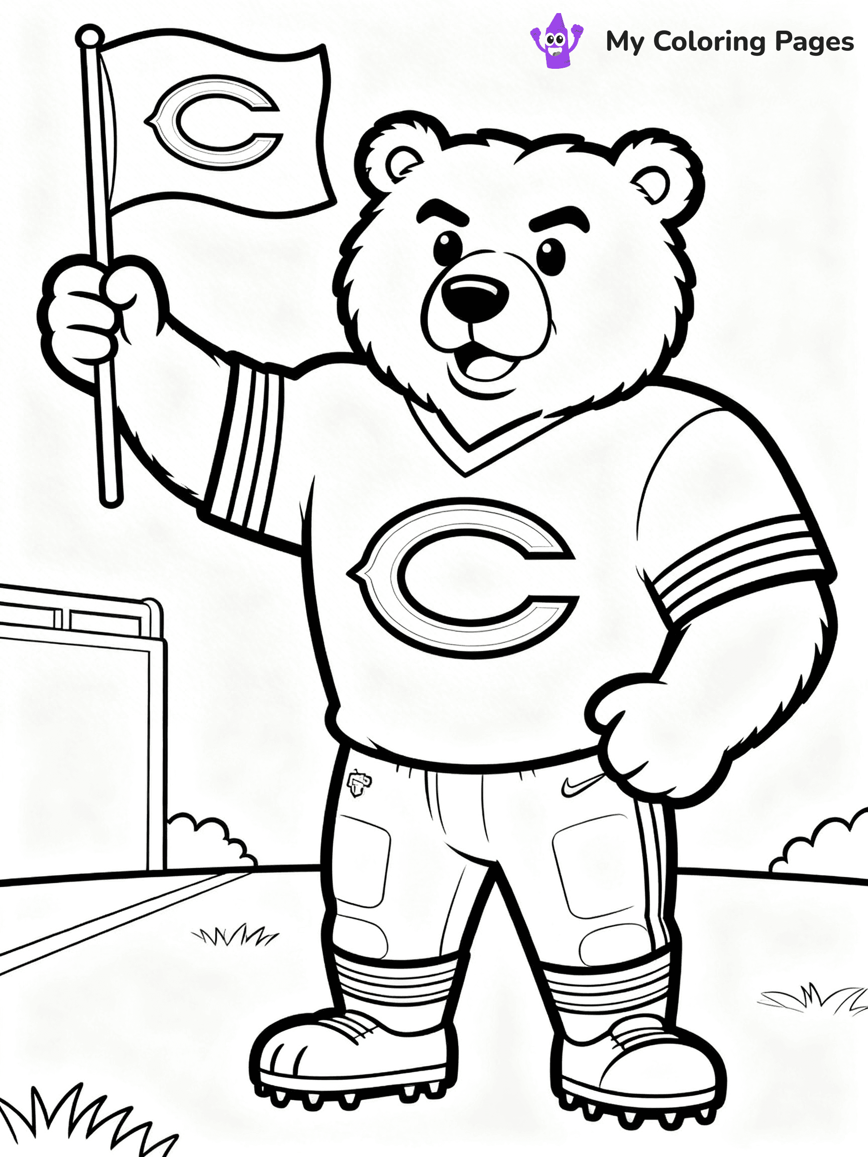 Chicago Bears Coloring Pages - 26