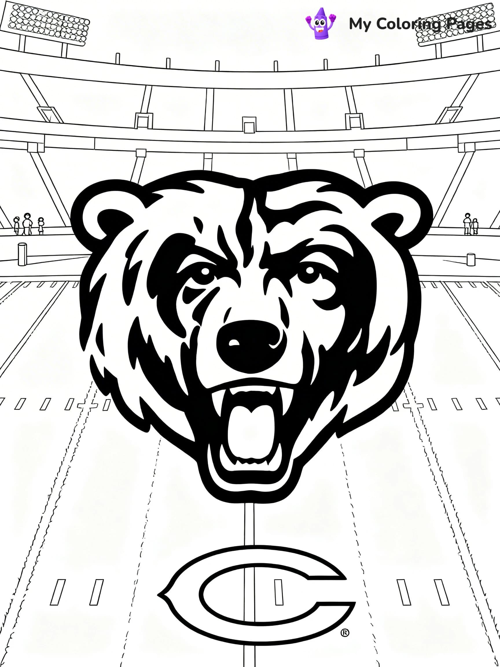 Chicago Bears Coloring Pages - 24