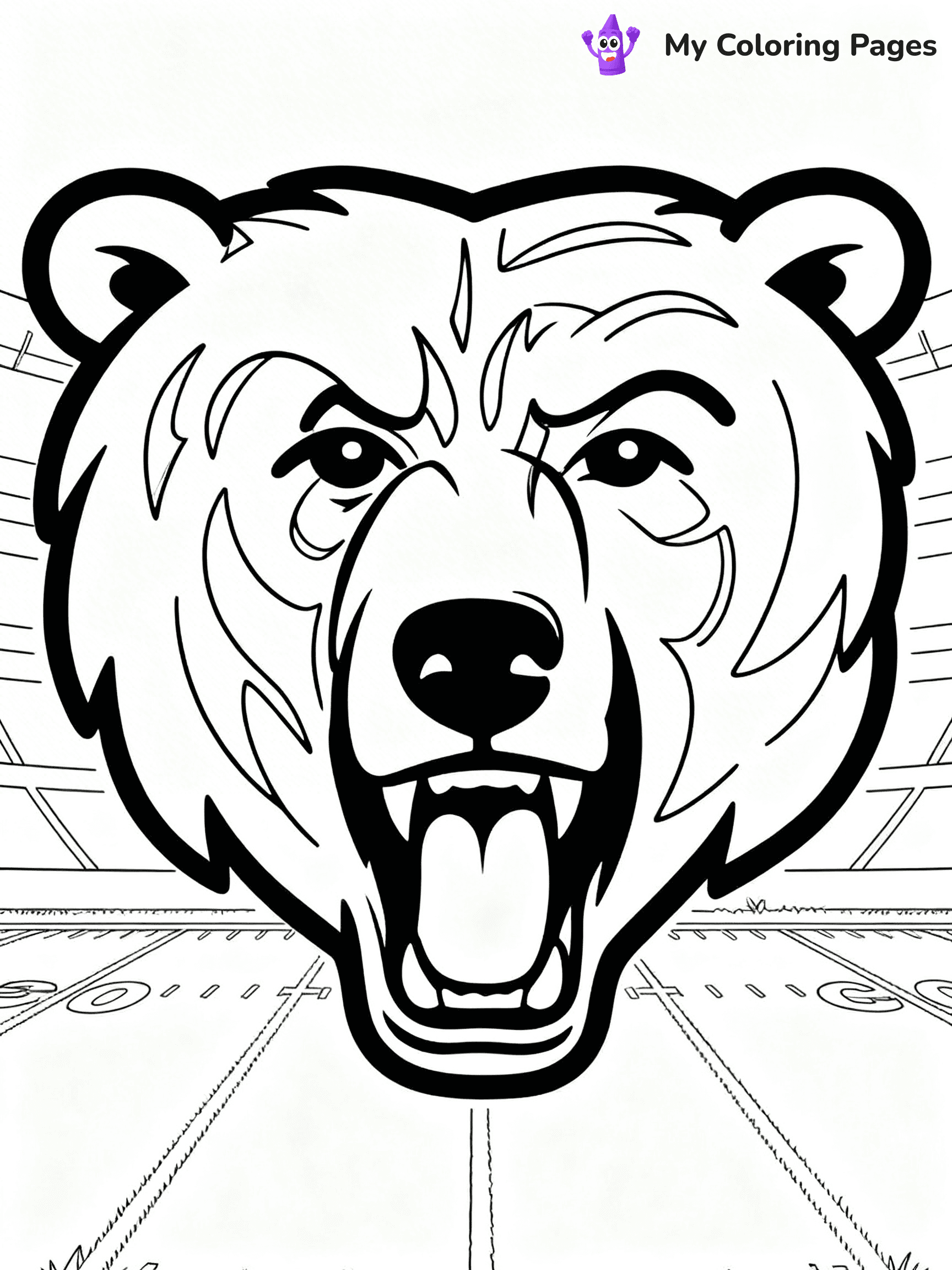 Chicago Bears Coloring Pages - 23