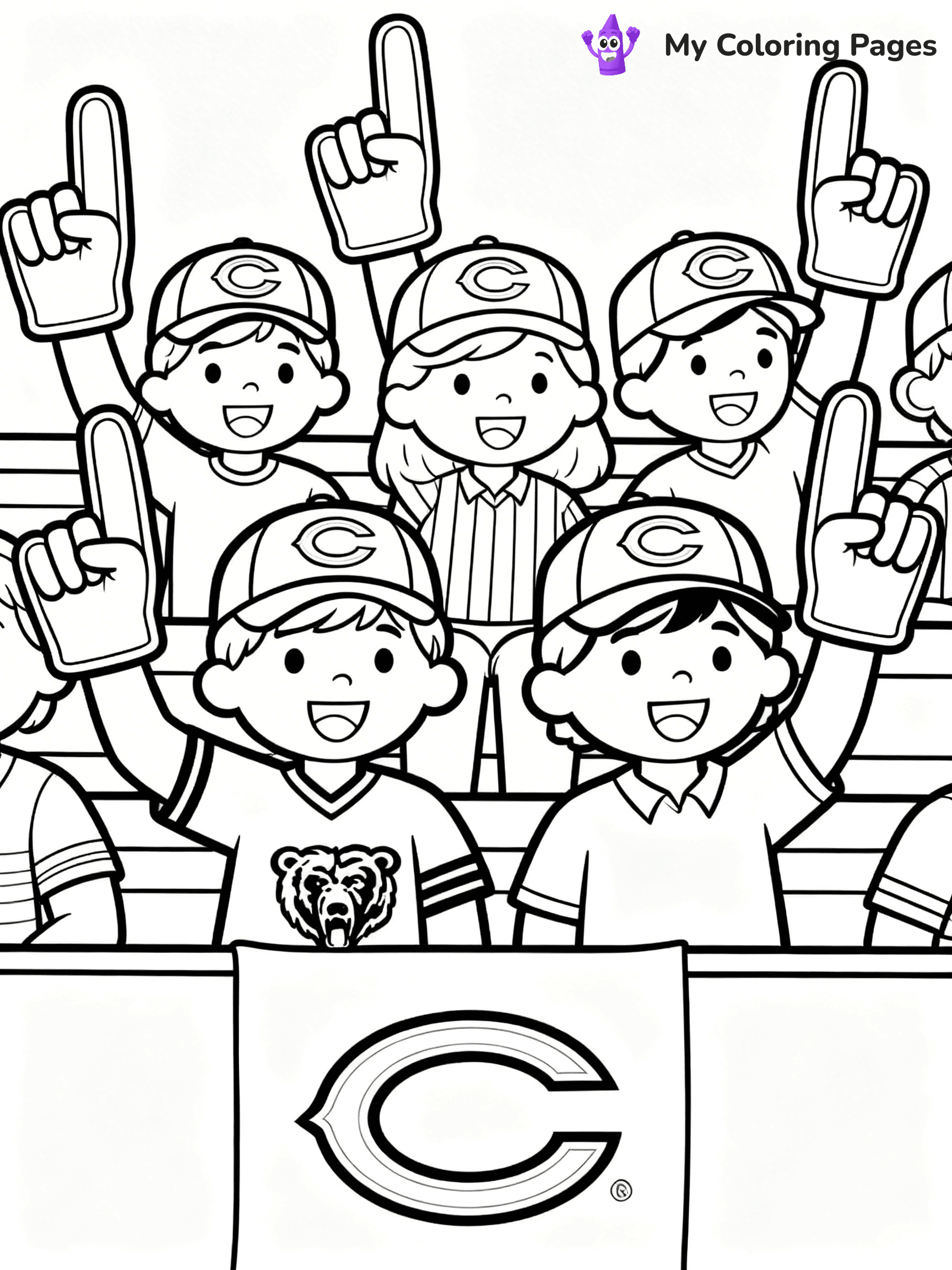 Chicago Bears Coloring Pages - 20
