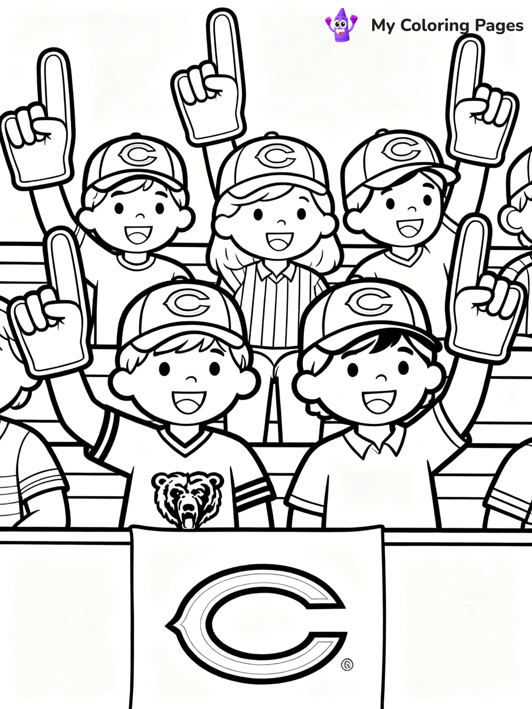 Chicago Bears Coloring Pages - 20
