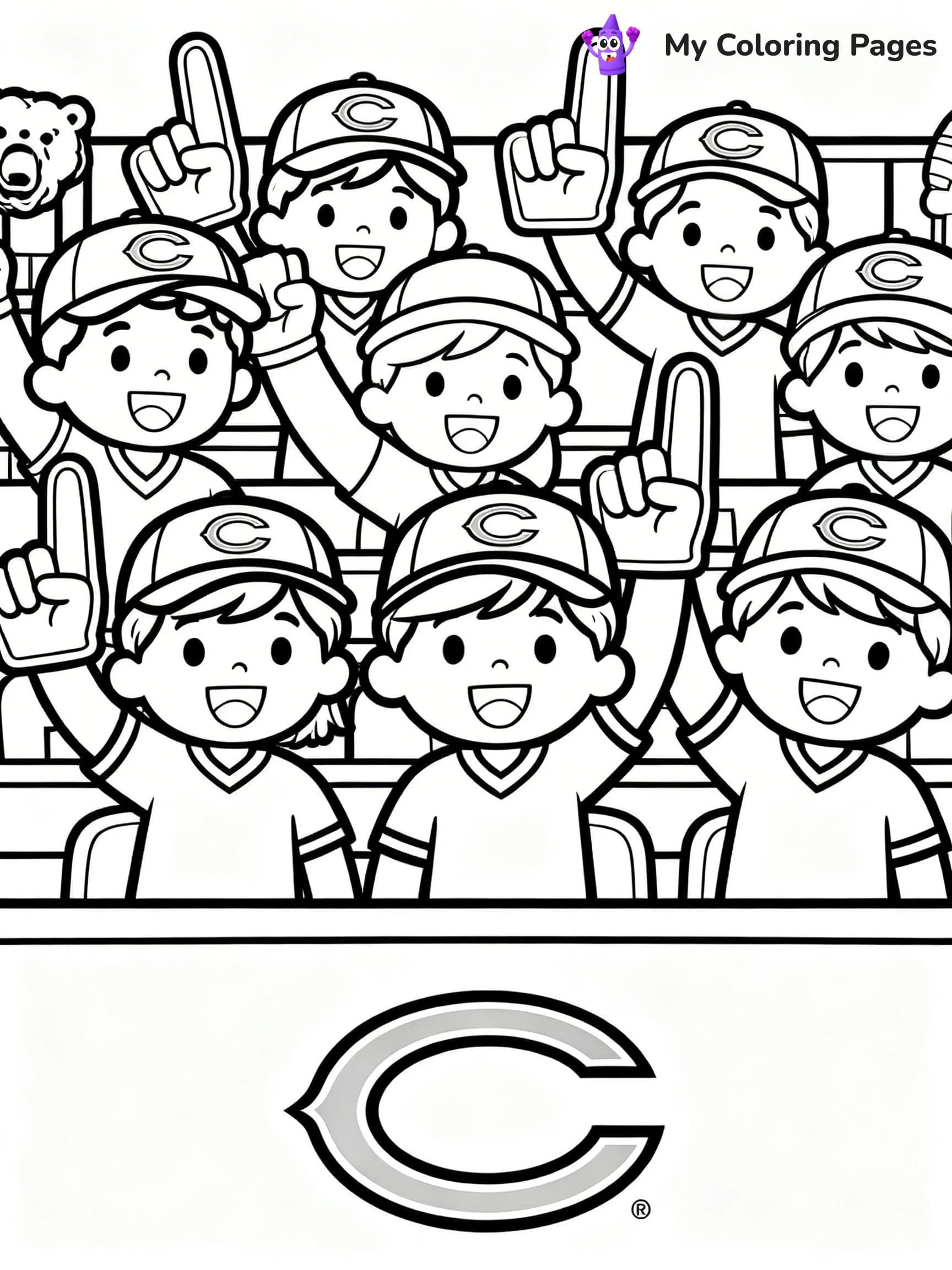 Chicago Bears Coloring Pages - 15