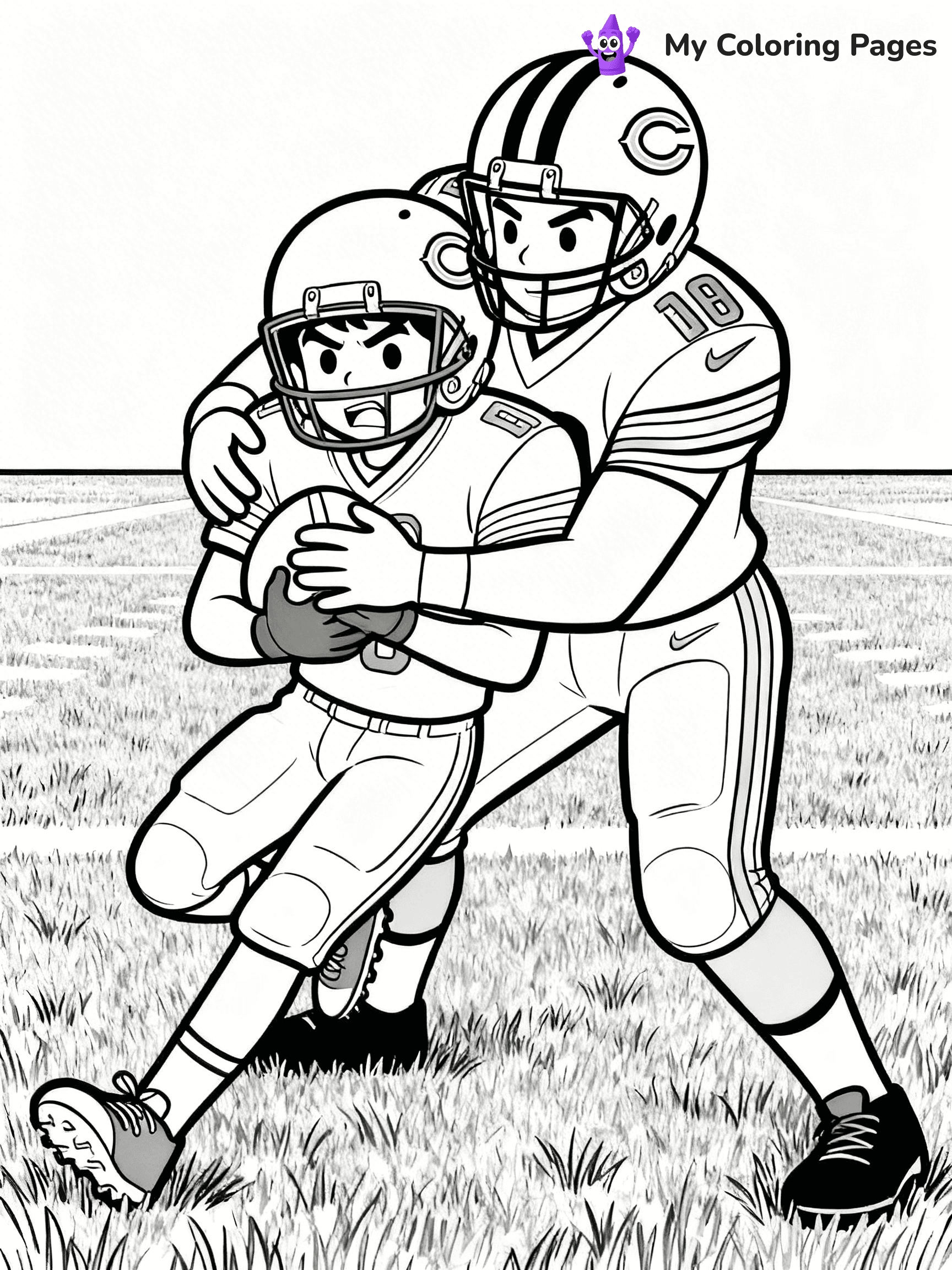 Chicago Bears Coloring Pages - 12