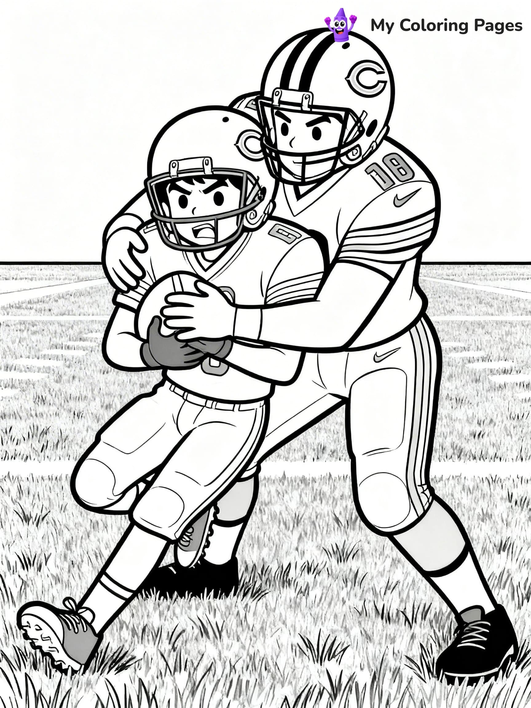 Chicago Bears Coloring Pages - 12