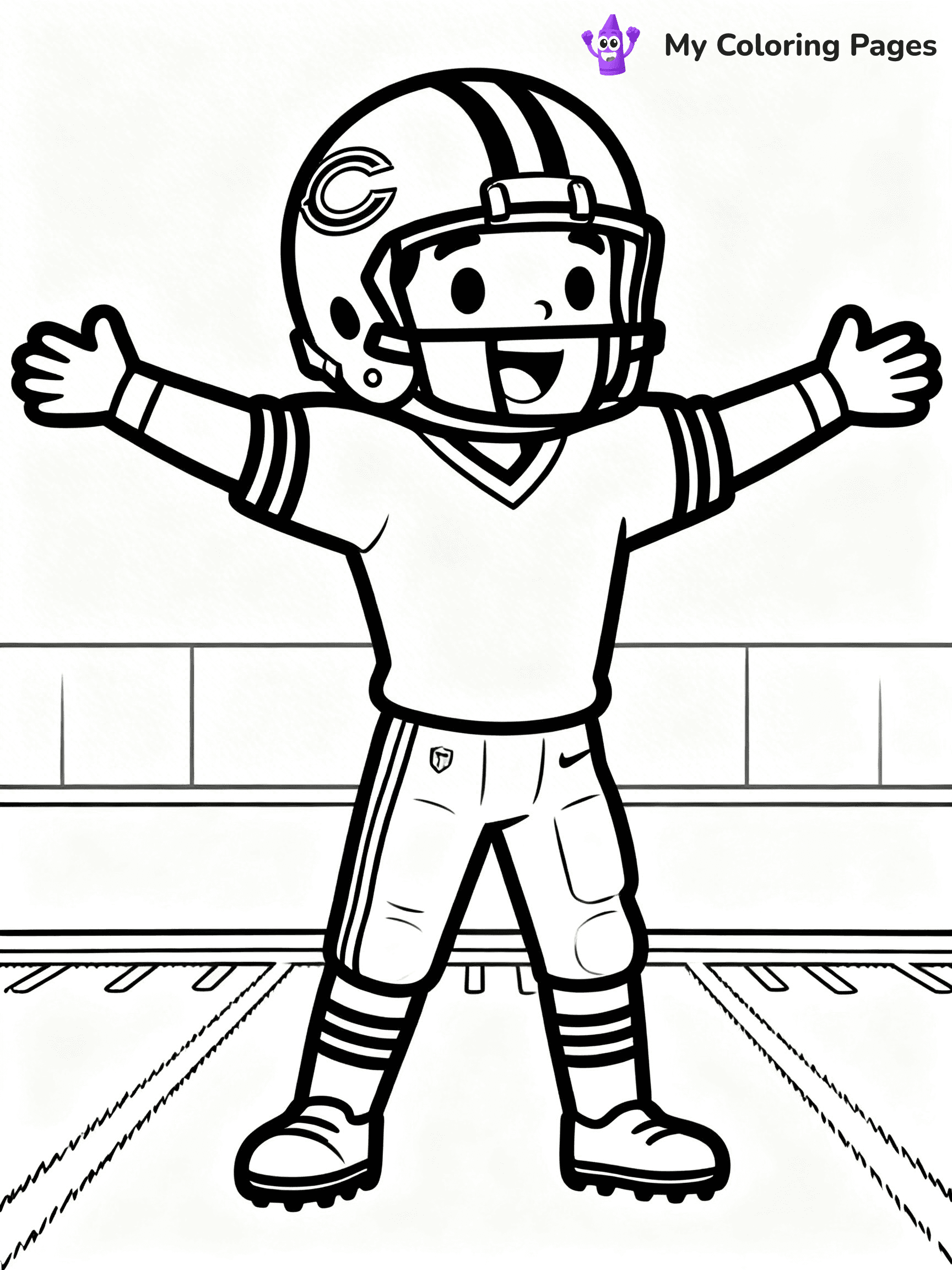 Chicago Bears Coloring Pages - 10