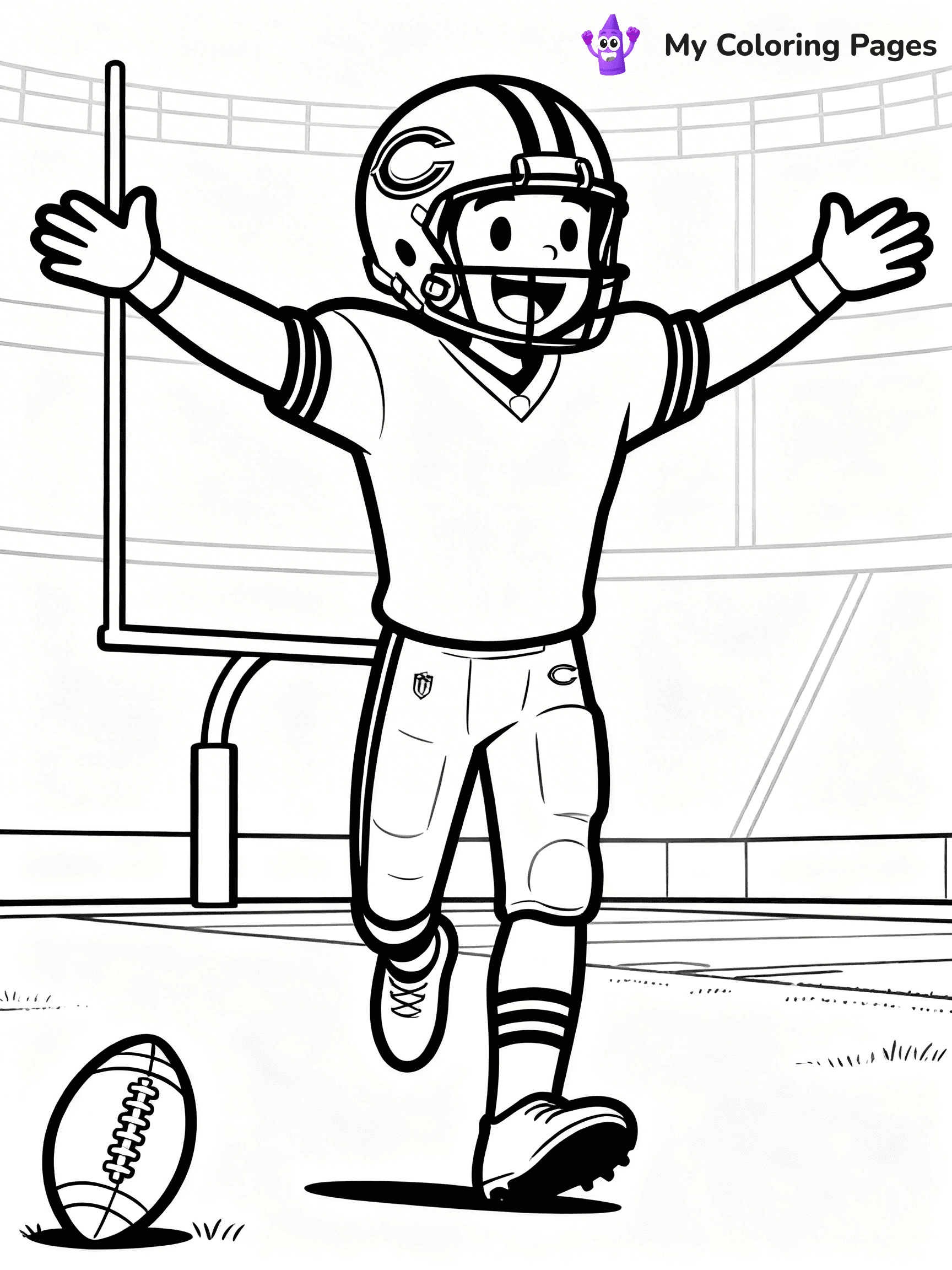 Chicago Bears Coloring Pages - 9