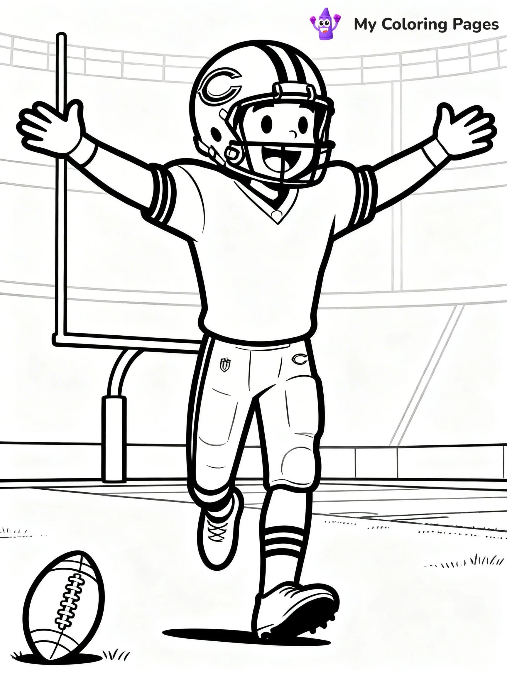 Chicago Bears Coloring Pages - 9