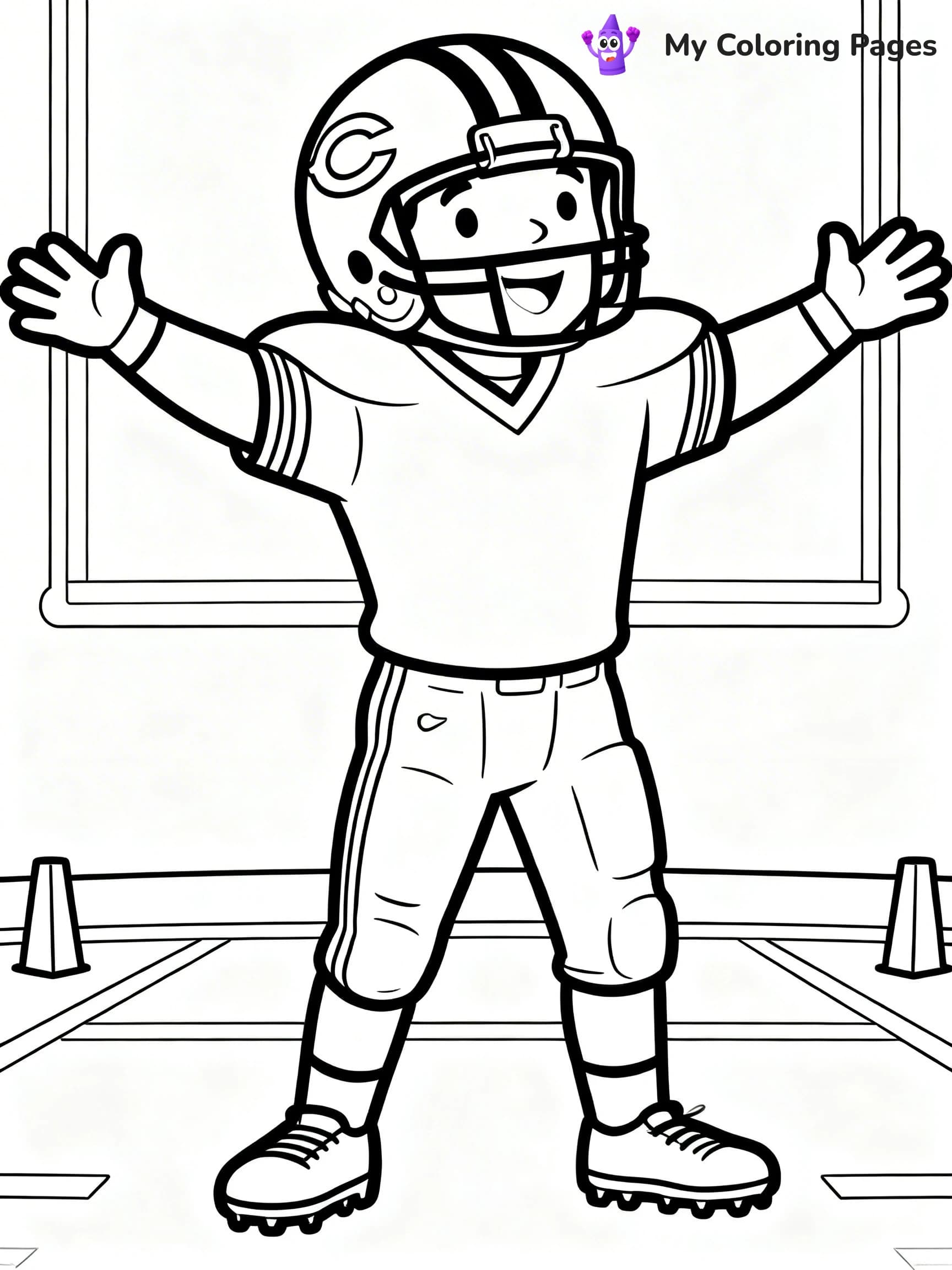 Chicago Bears Coloring Pages - 8