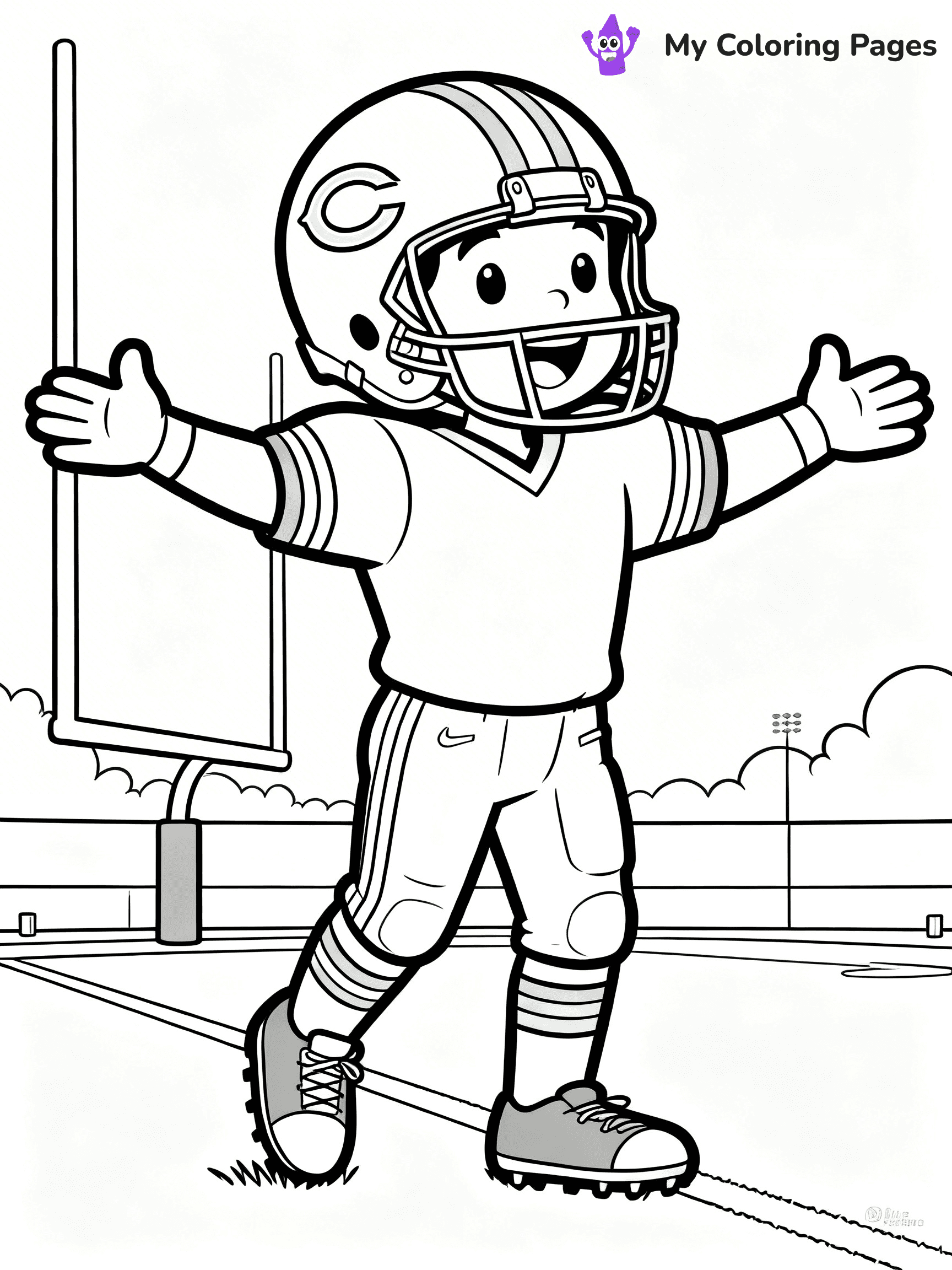 Chicago Bears Coloring Pages - 5