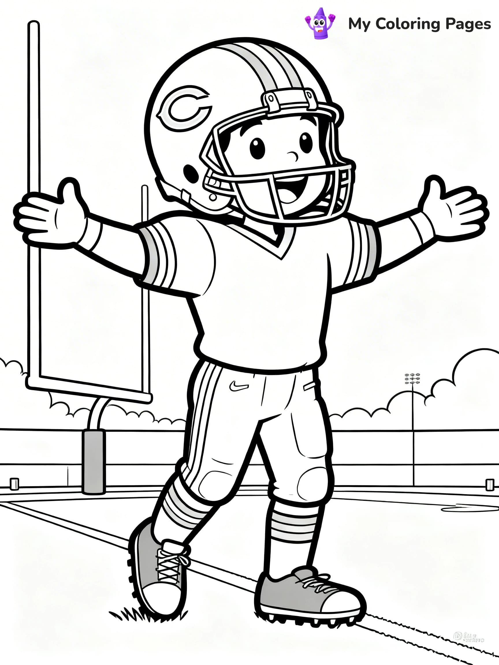 Chicago Bears Coloring Pages - 5