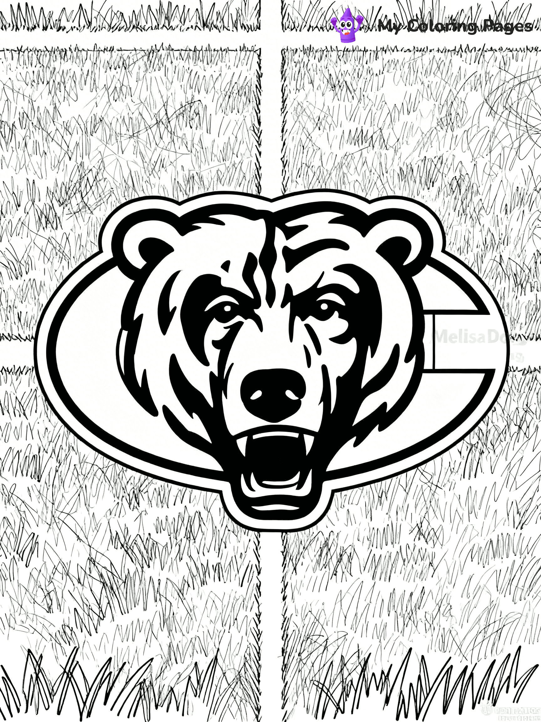 Chicago Bears Coloring Pages - 3