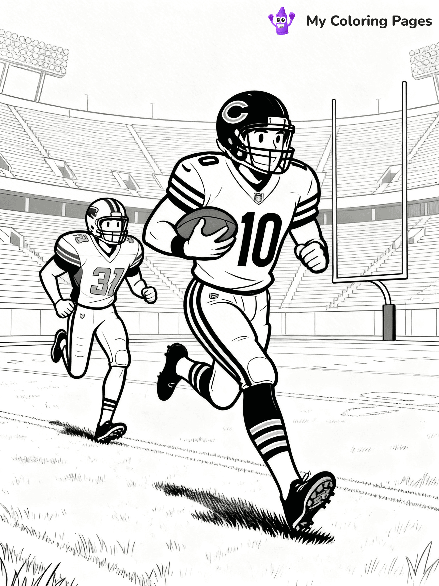 Chicago Bears Coloring Pages - 2