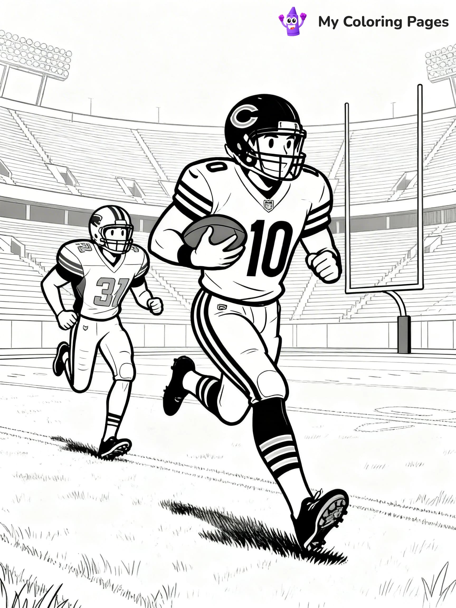 Chicago Bears Coloring Pages - 2