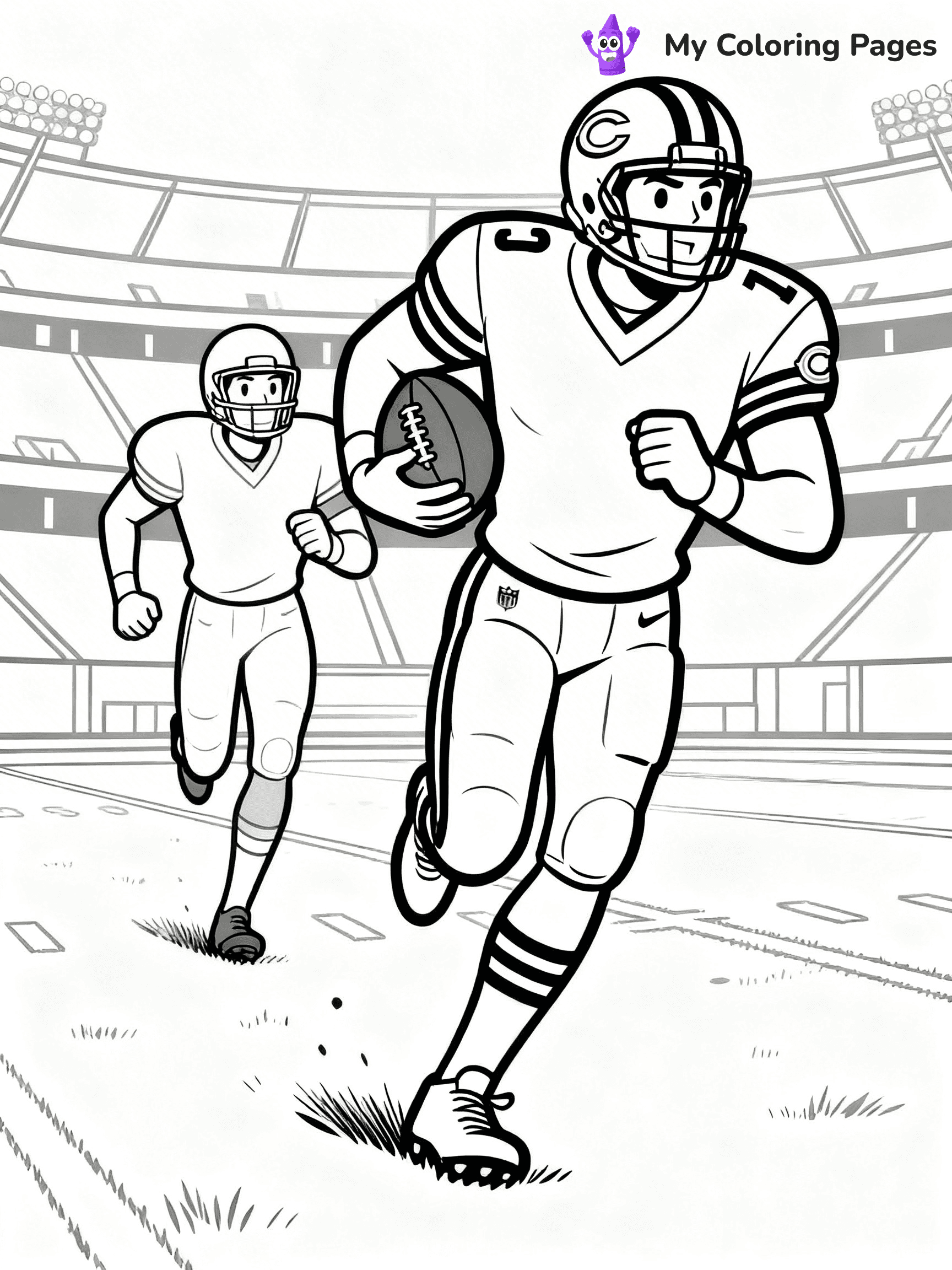 Chicago Bears Coloring Pages - 1