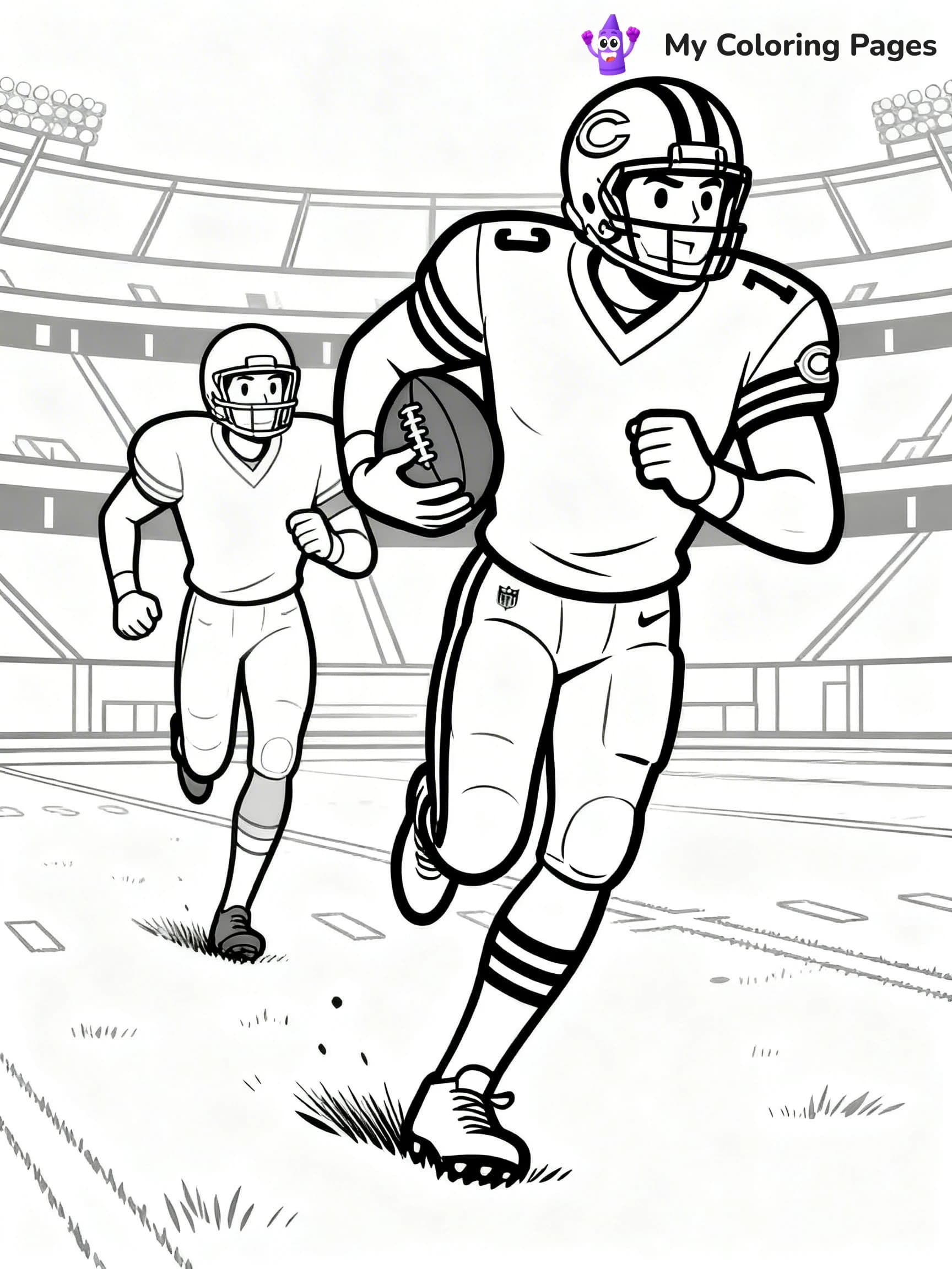 Chicago Bears Coloring Pages - 1